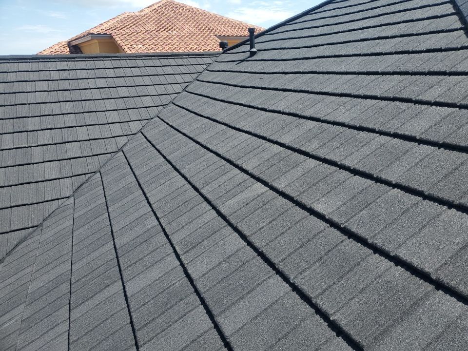 Residential Roofing Installation using Tilcor Stone Coated Steel Roofing by Lighthouse Roofing