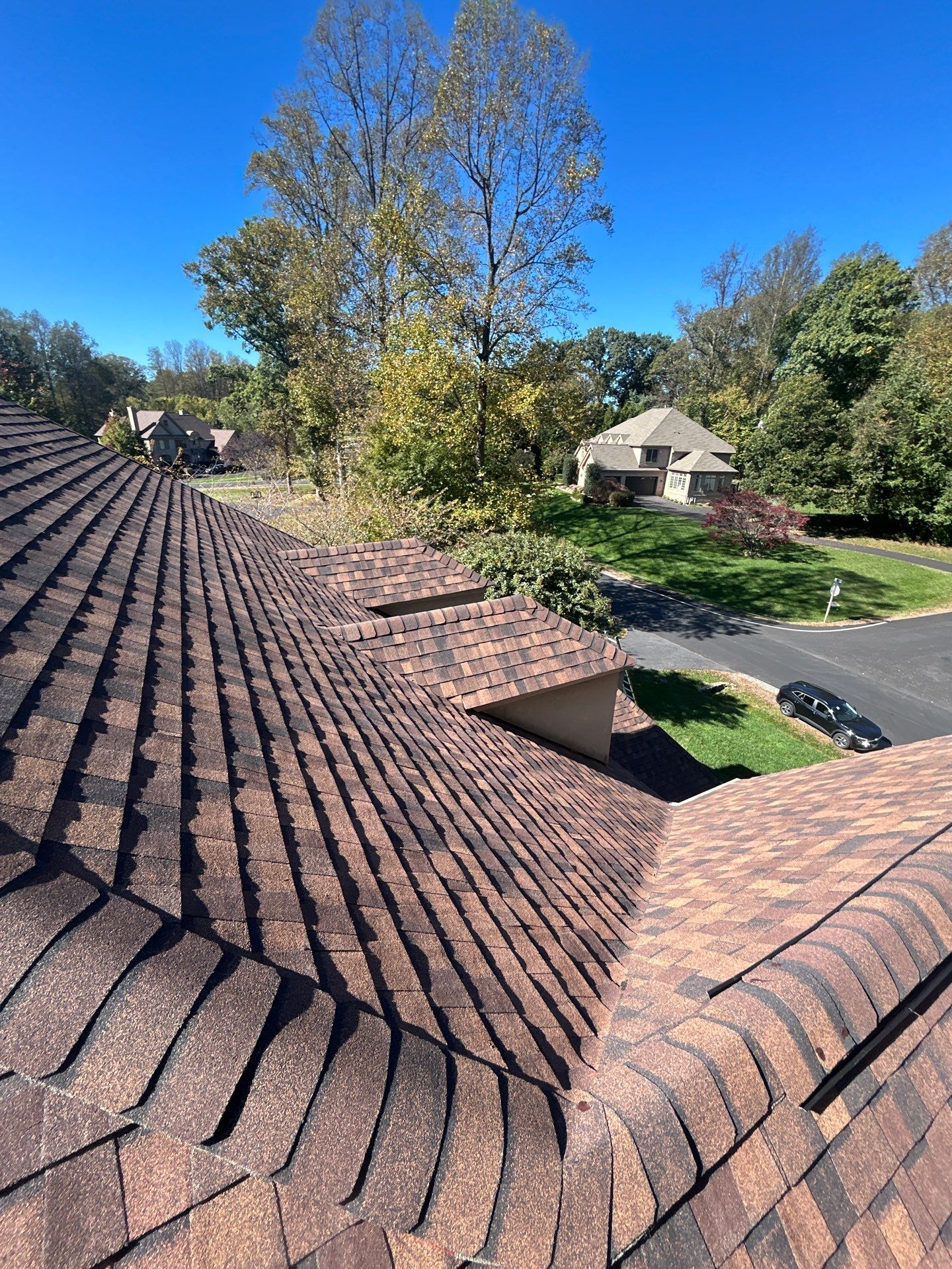 Great Falls : Residential Roof Replacement with CertainTeed Landmark Pro in Max Def Burnt Sienna  by RM Banning, Inc.