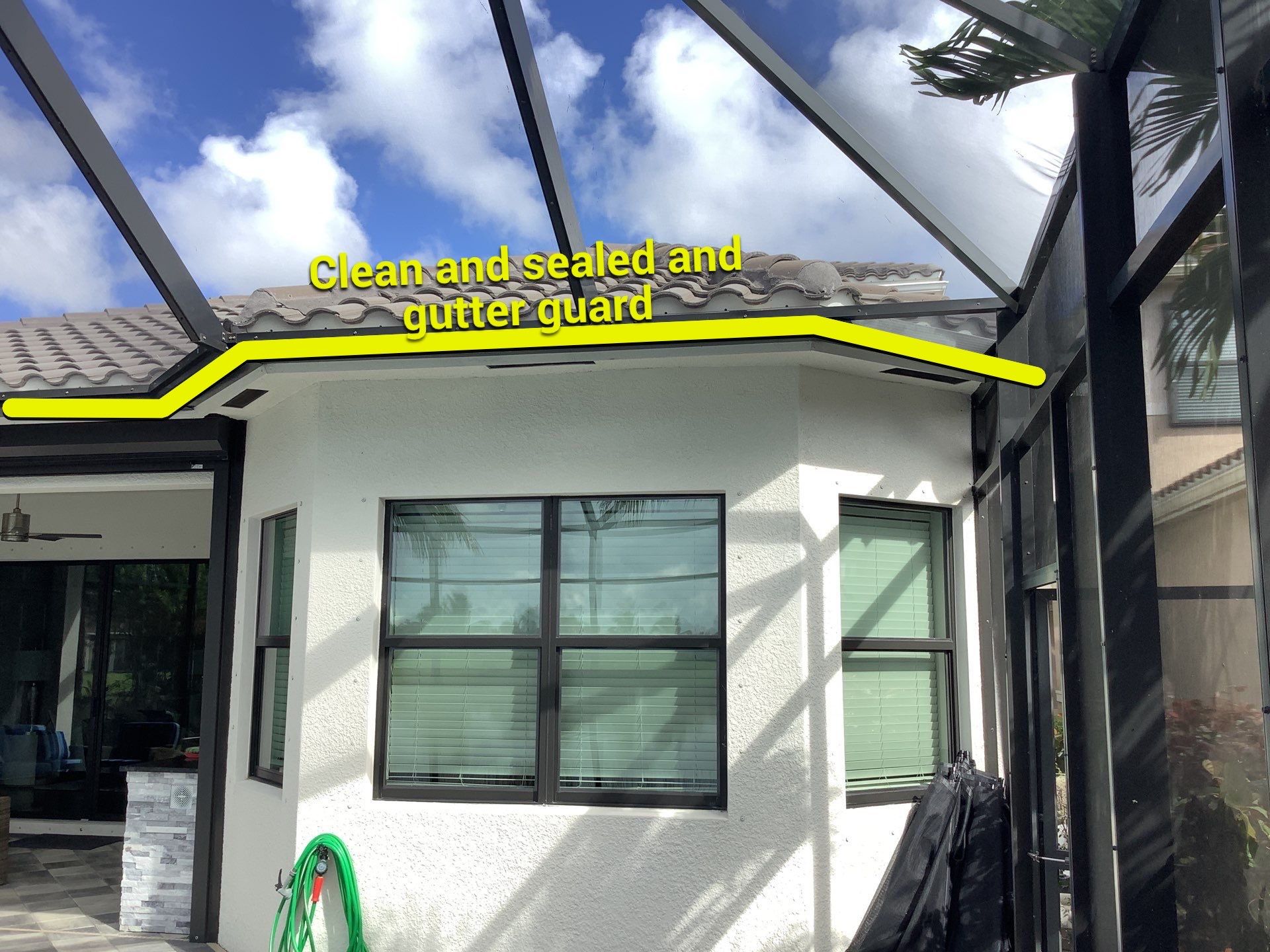 Splash Guard Installation in Sarasota FL by Gutter Professors