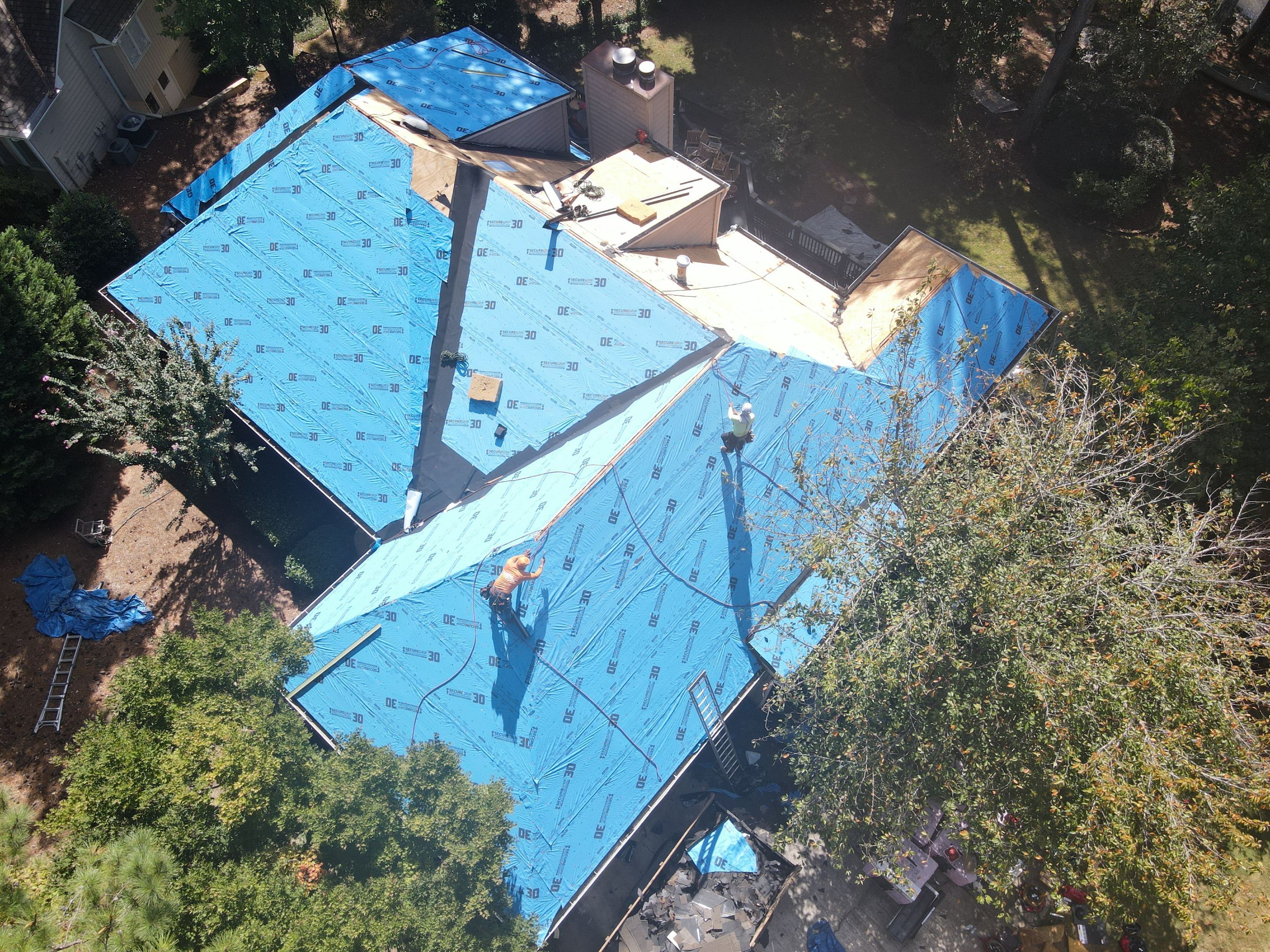 Residential Roofing Installation using Owens Corning by Inspector Roofing and Restoration