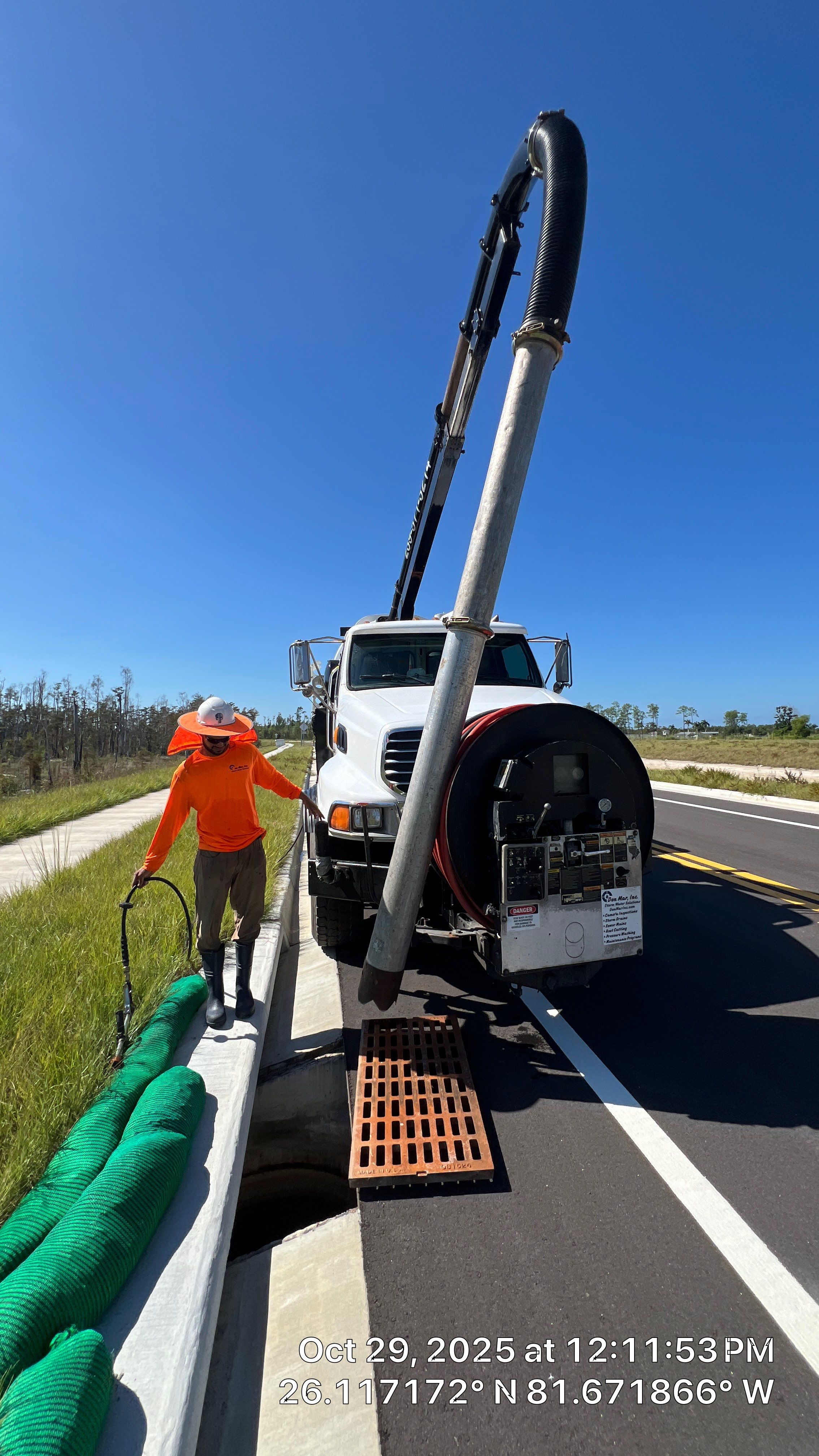New Construction Road off Rattlesnake in Naples by Don Mar, Inc. Storm Water Solutions