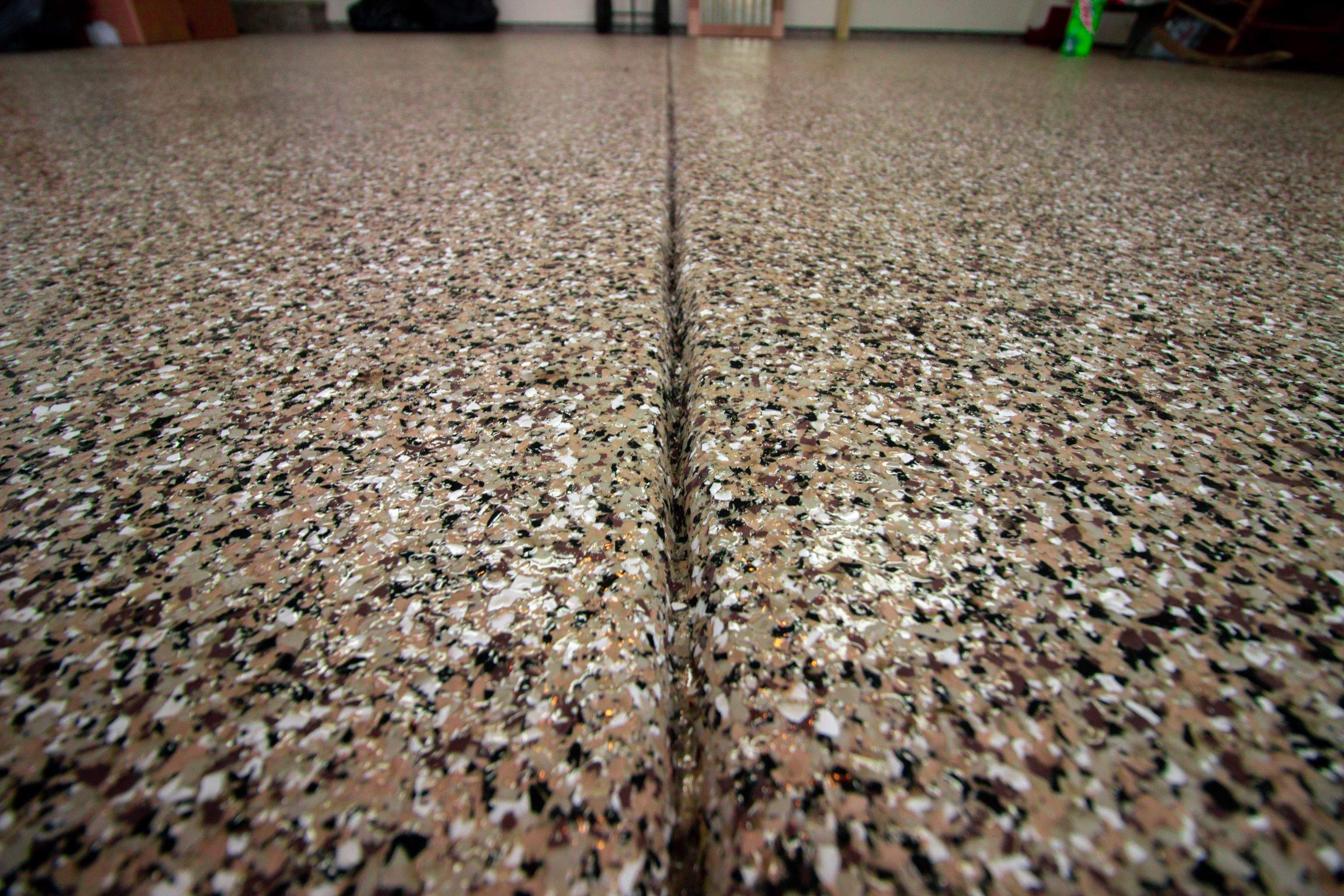 Garage Floor using Desert Sand by Your1DayFloor.com