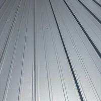 .032 Aluminum 1.5" Mechanical Seam Silver Metallic by Total Roofing System The Metal Roof Experts