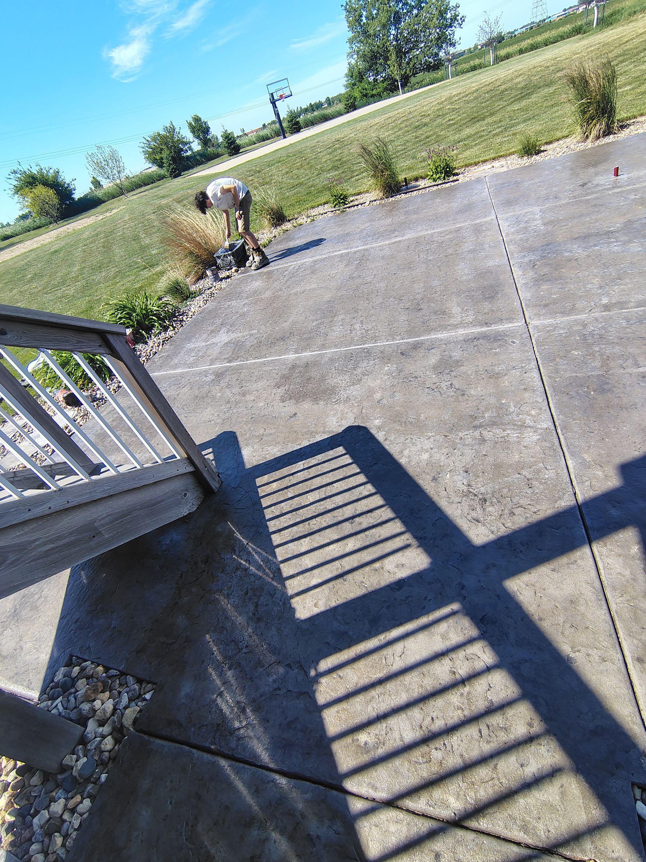 Concrete Patio Restoration and Installation in Sioux Falls by Select Painting, Coatings & Garage Cabinets