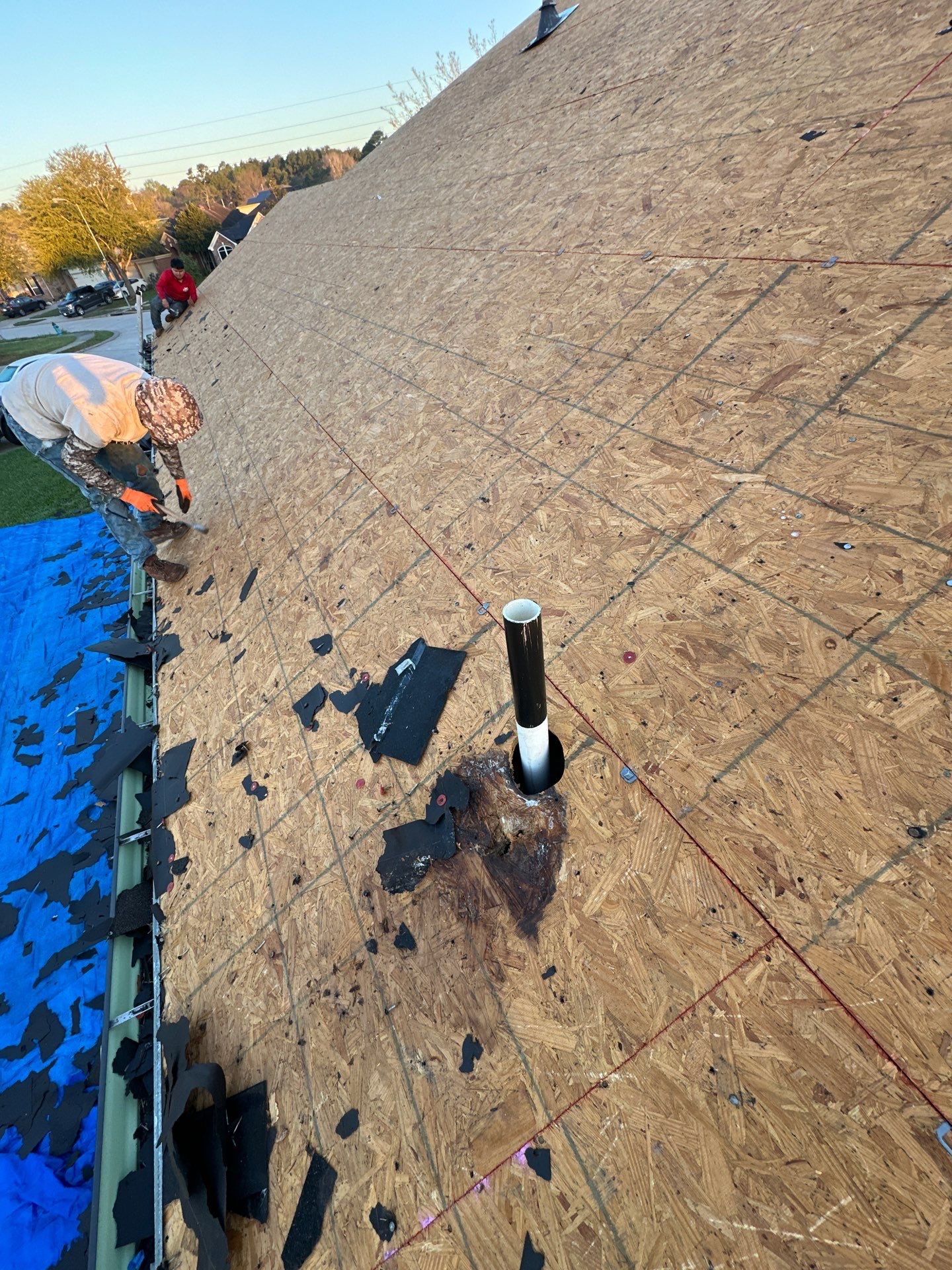 Project in Houston by Motion Roofing