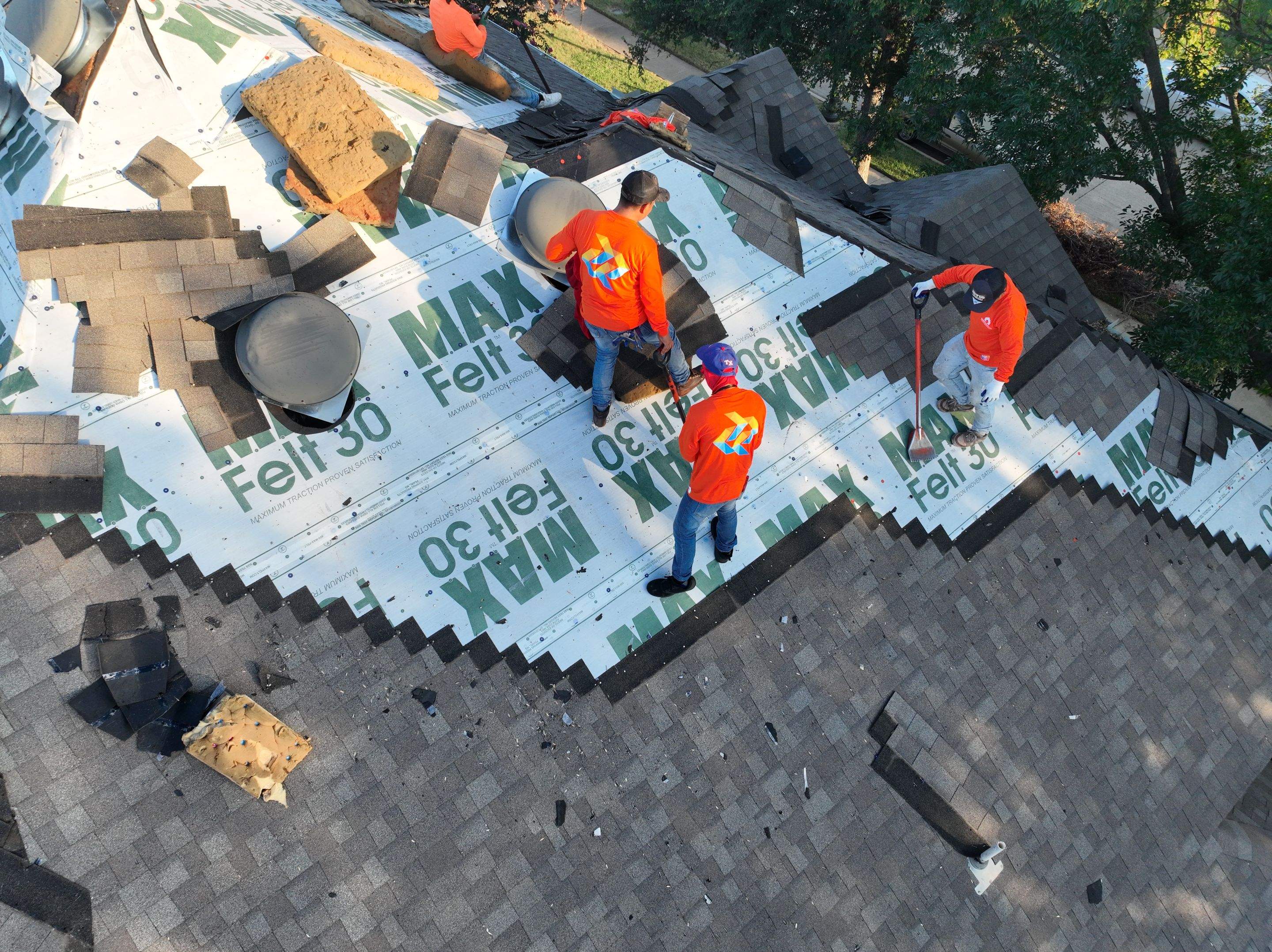 Residential Roofing Installation using Malarkey Vista Weathered Wood Plus by OneSource Roofing and Restoration