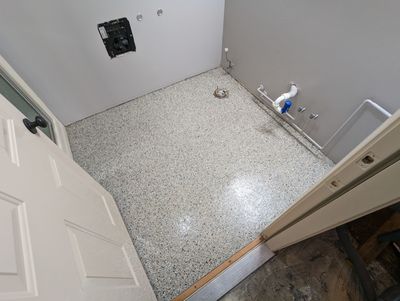 Garage using Mediterranean