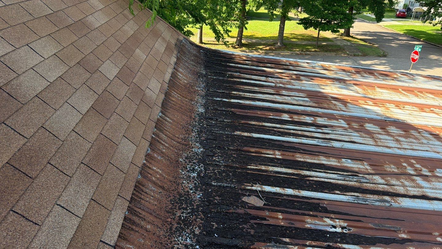 Residential Asphalt Shingle Repair and Metal Roof Coating in Durant by BANA Roofing and Solar Supply