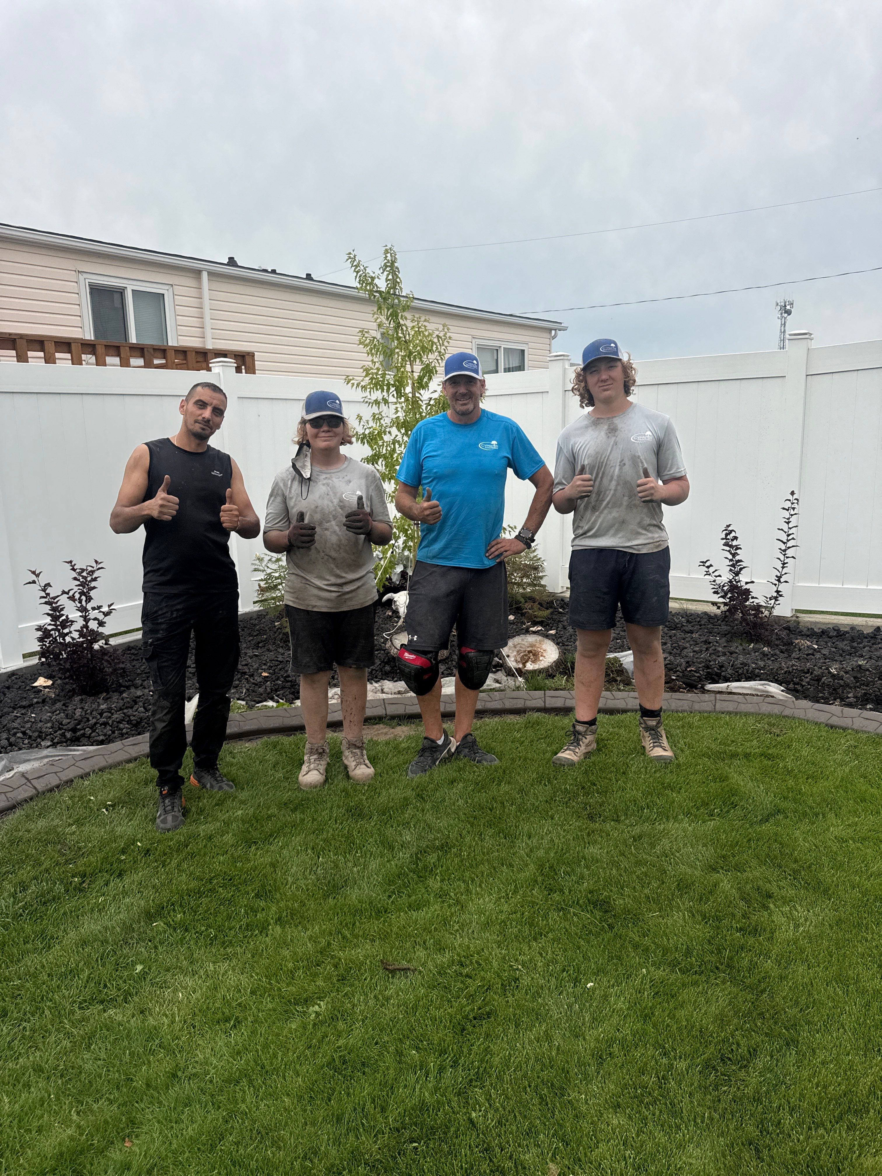 Cypress Custom Curbing Project in Redcliff by Pump it Up Concrete Jacking