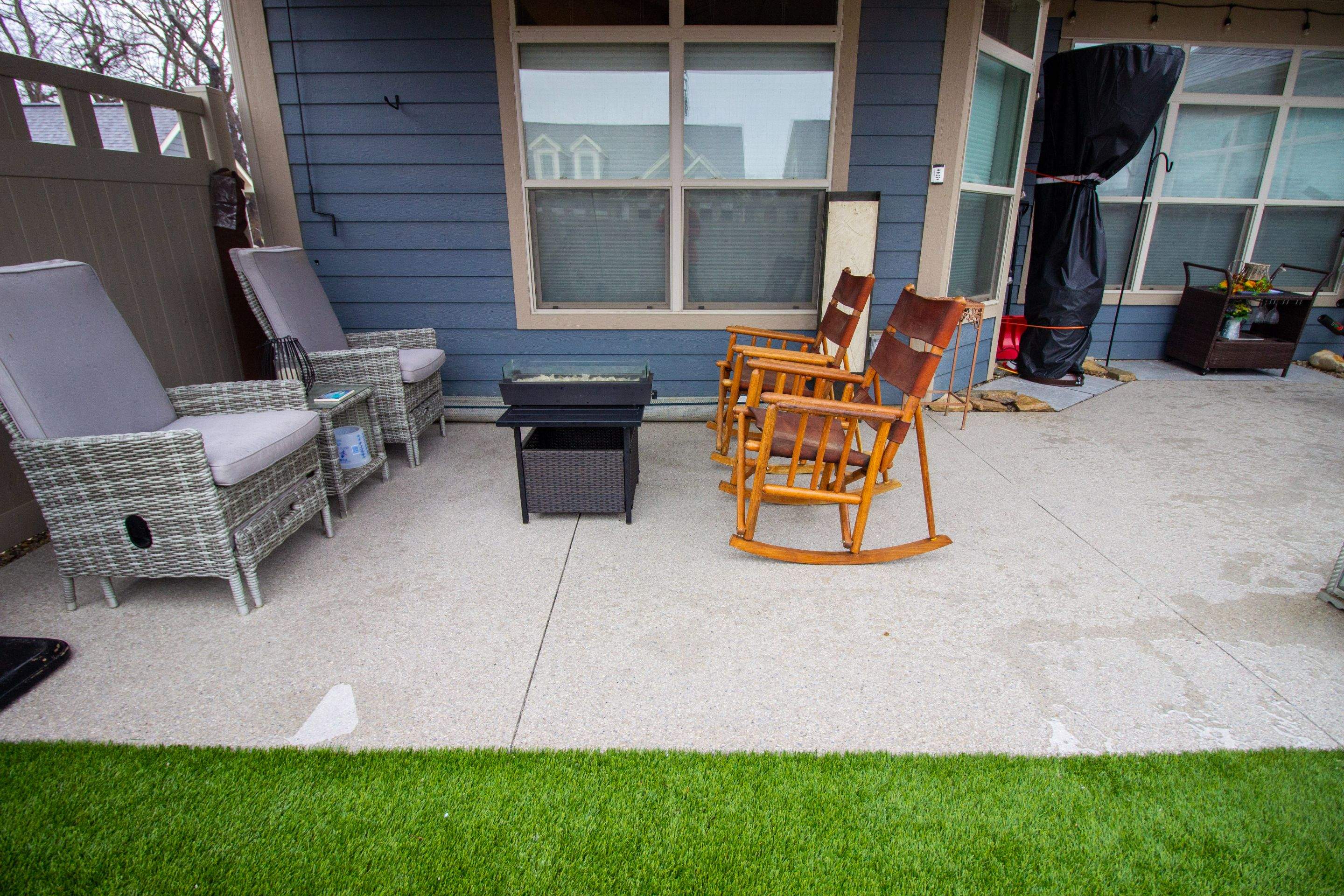 Patio Installation using Flint by Your1DayFloor.com