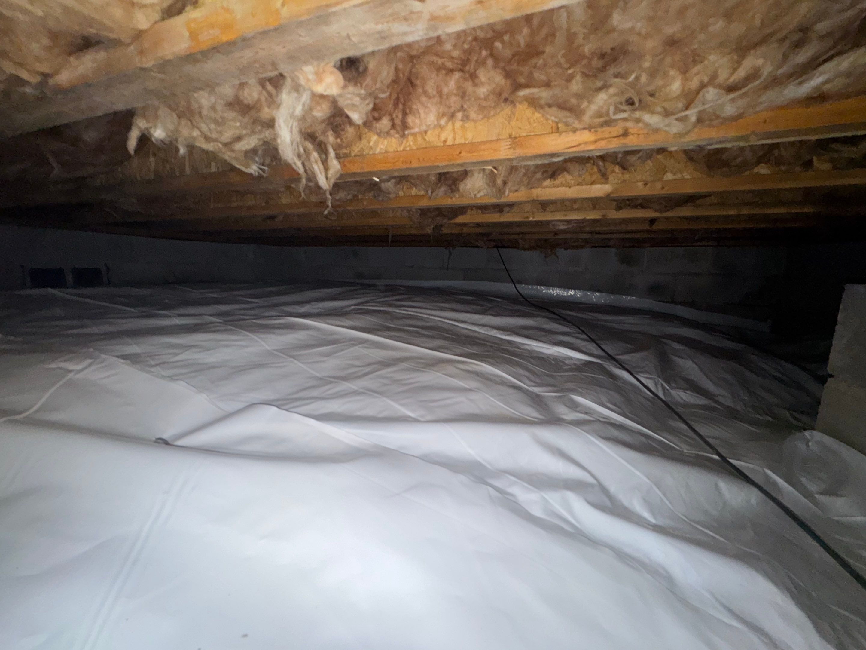 Project in Franklin by Patriot Crawl Space Repairs