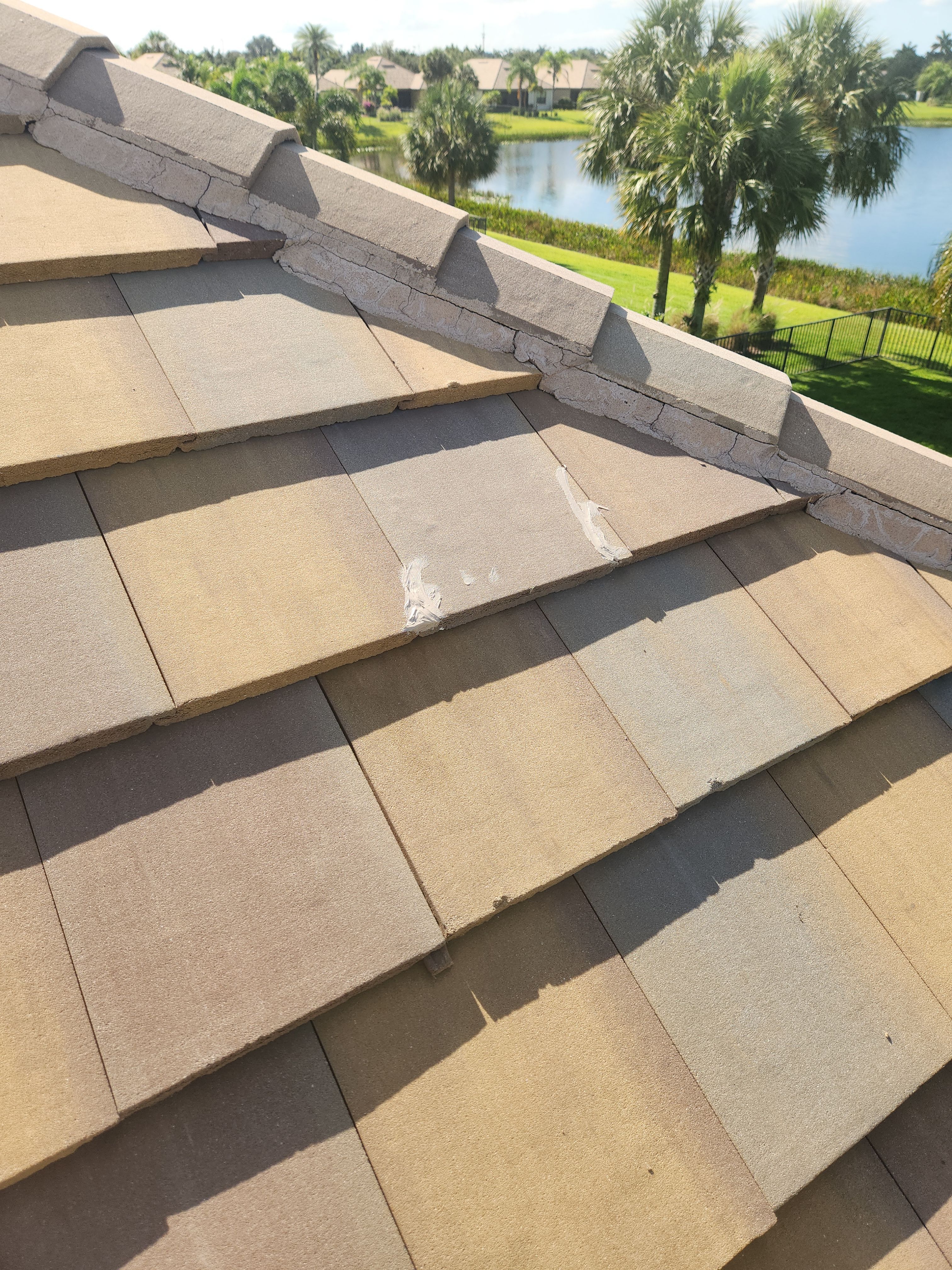 Concrete Tile Roof Repair for Residential Home in Wellington by Aastro Roofing