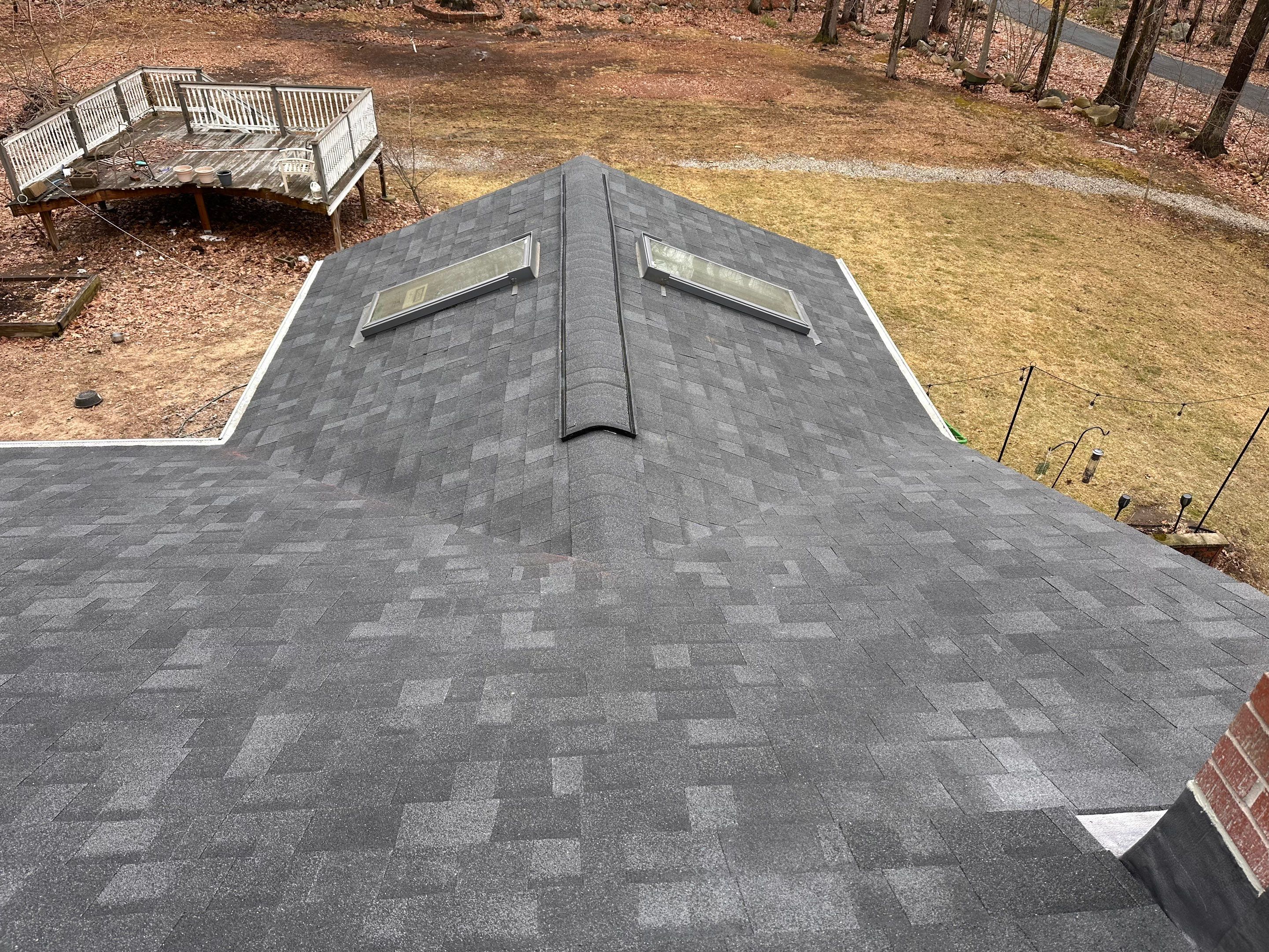 Derry New Hampshire Roof Install by Tall pine roofing