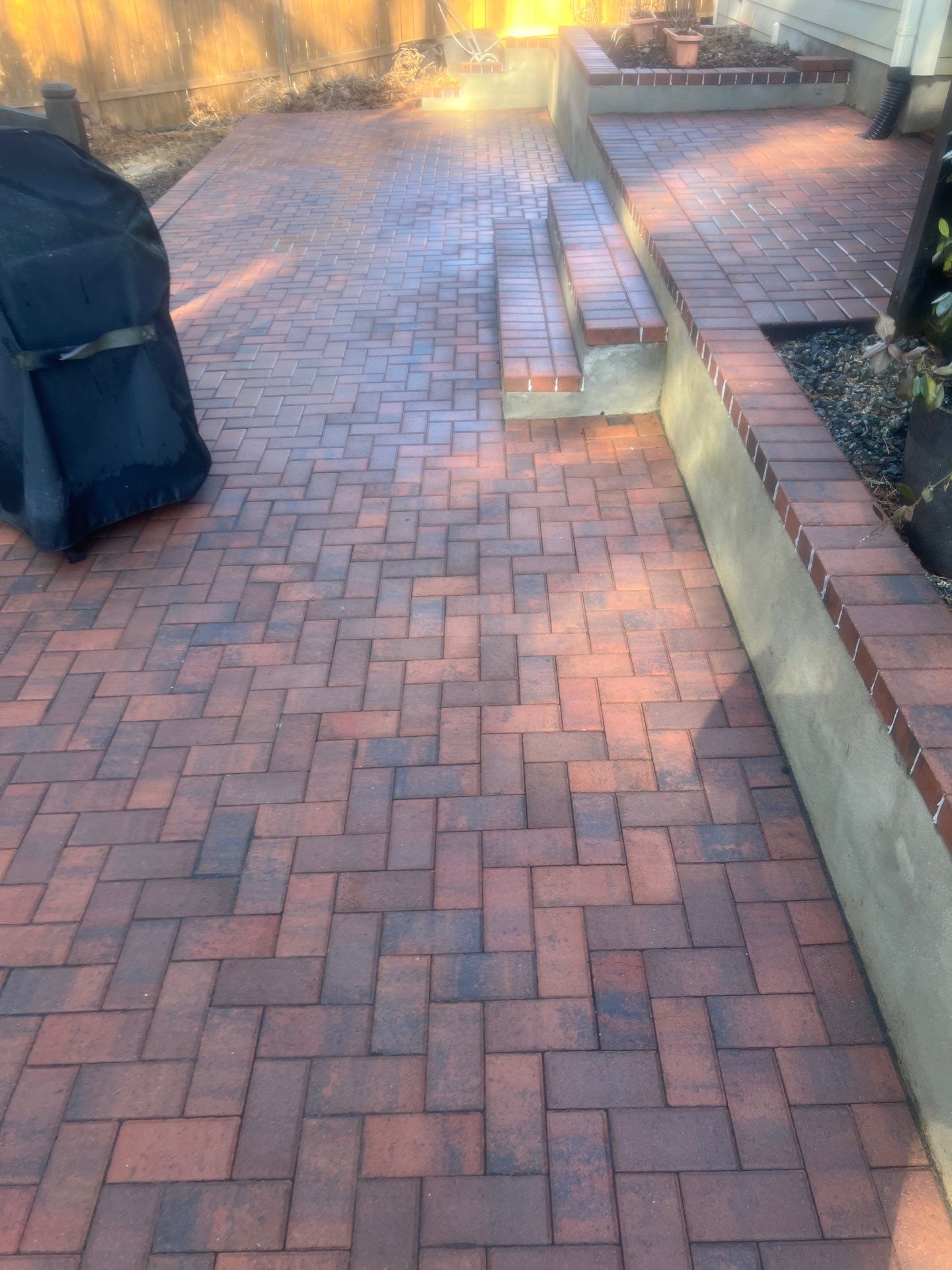 Patio and Coated Deck using Wood and Concrete Sealant by DuraSeal
