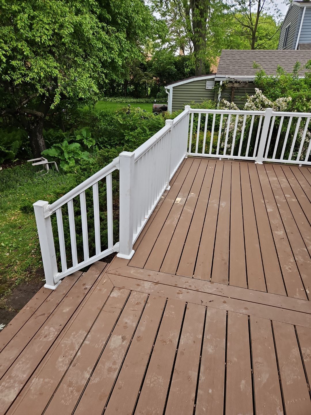 Composite Deck Upgrade by 42 North Construction, LLC.