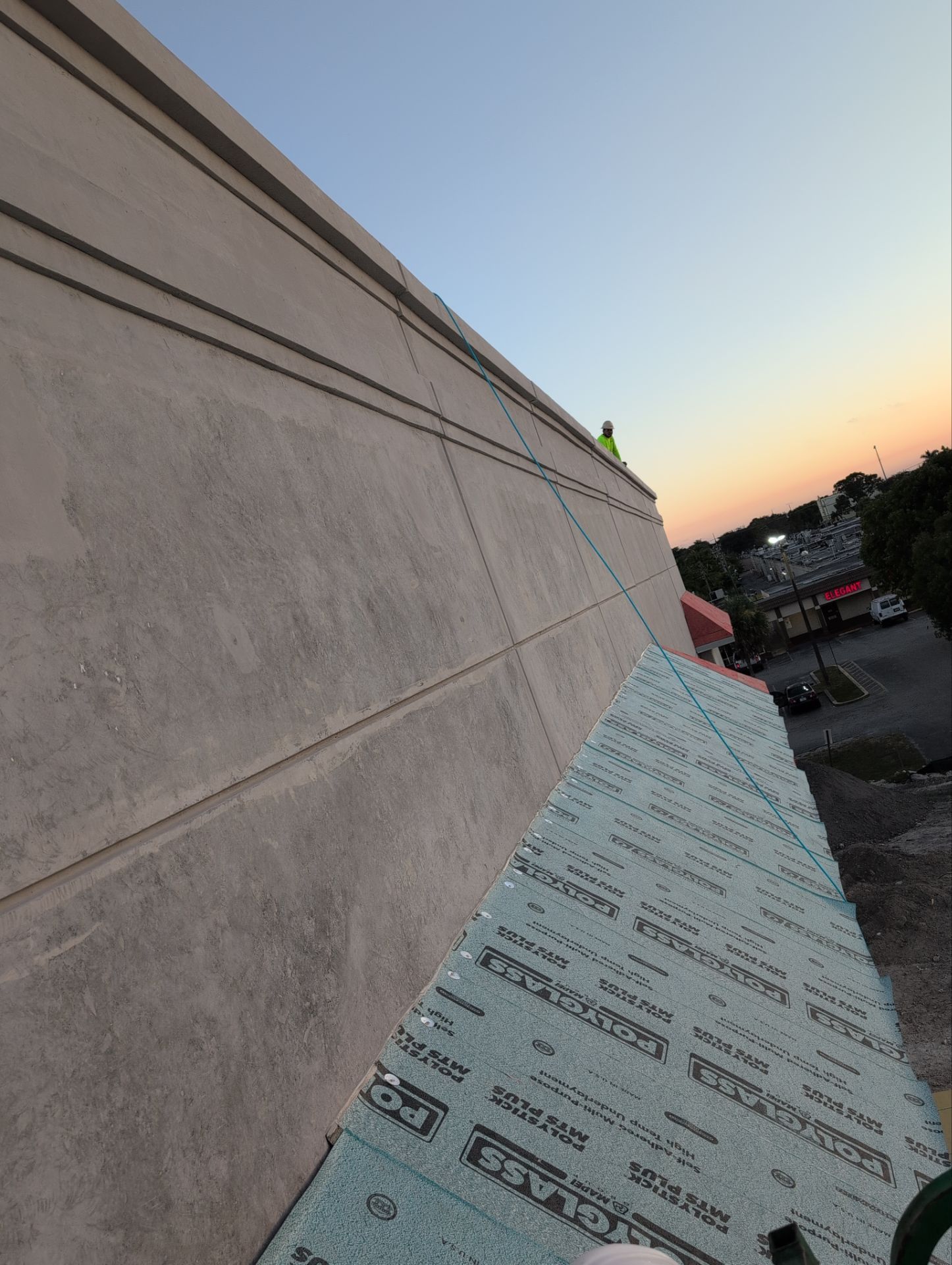 TPO Flat Roof Installation at Dade Quail Roost in Miami by AJF ROOFING INC