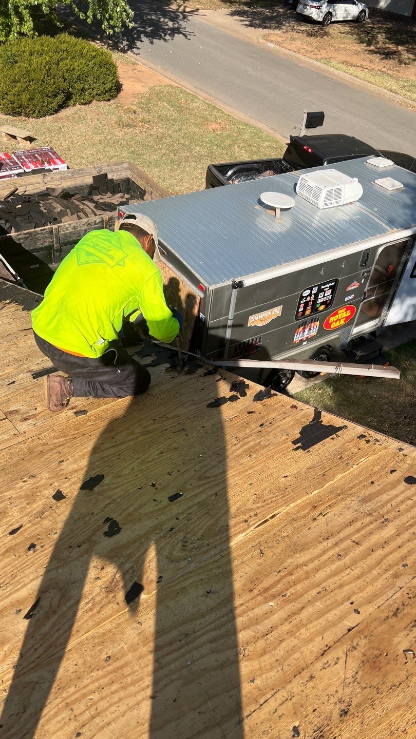 Residential Roofing Installation using GAF Natural Shadow  by A & H Roofing and Contracting