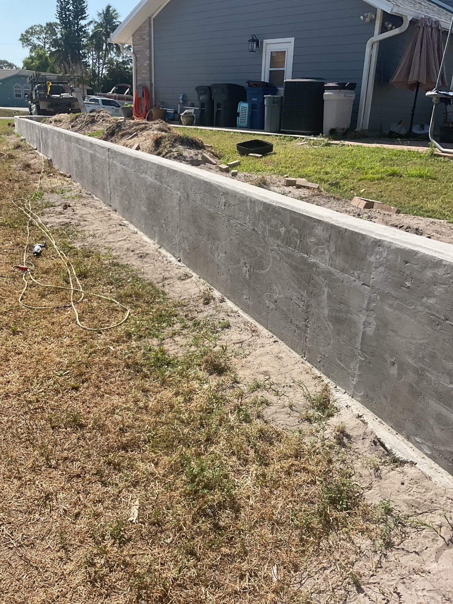 Custom Retaining Wall by Southern Gulf Construction