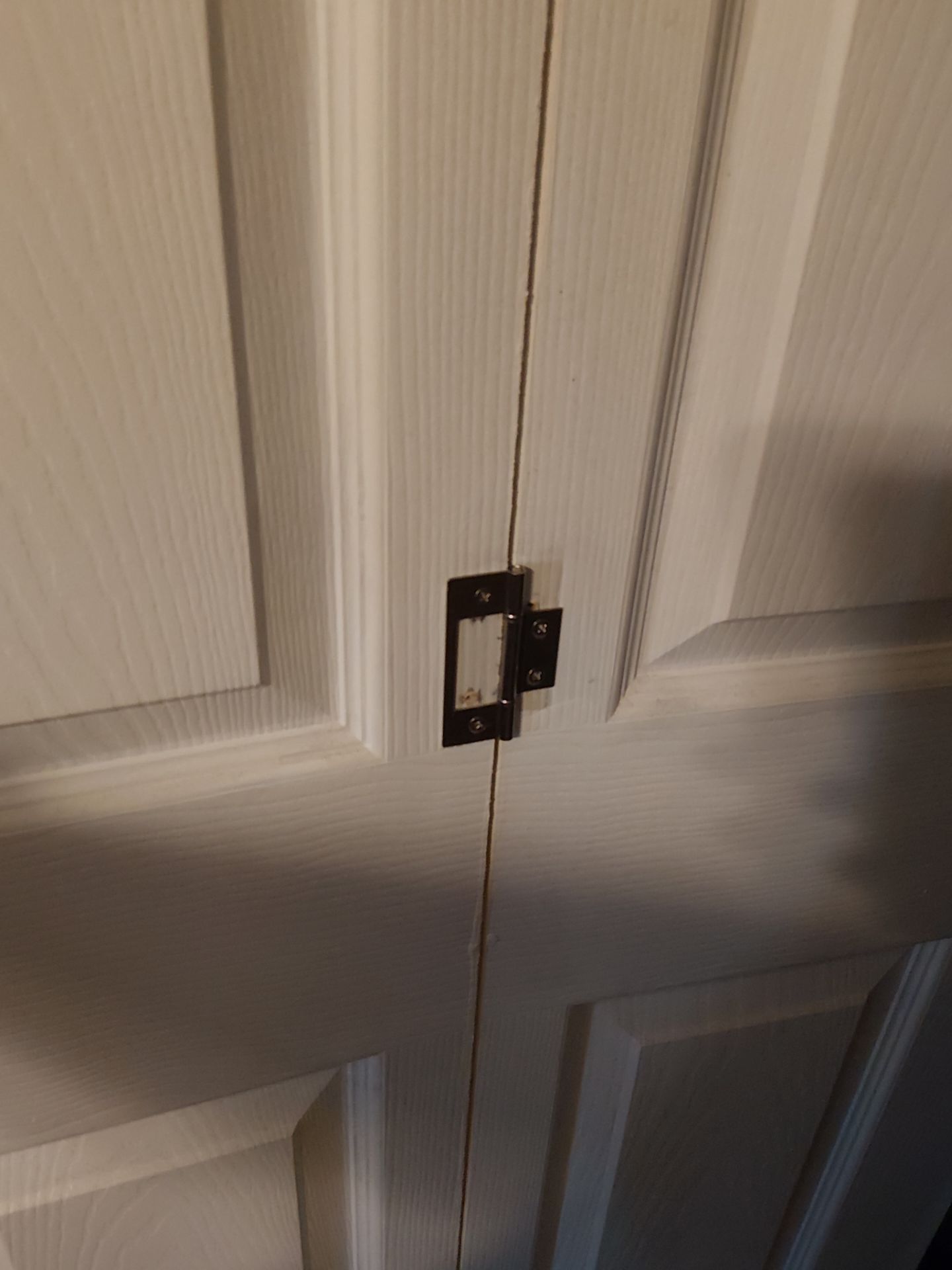 White Paneled Bifold Closet Door Installation by Legendary Services Company LLC.