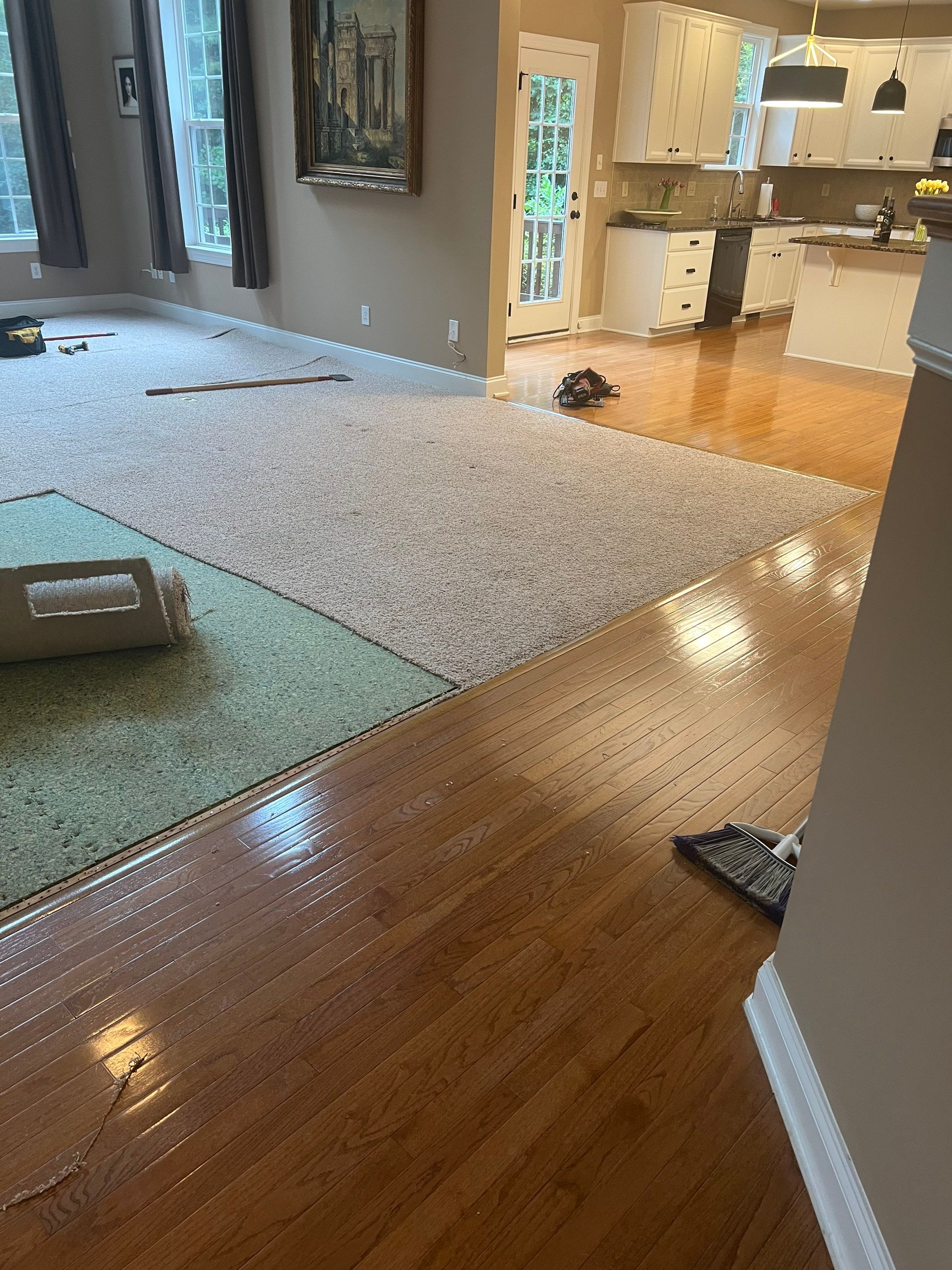 Sprucing up the place for listing the home on the market by Accent Custom Floors