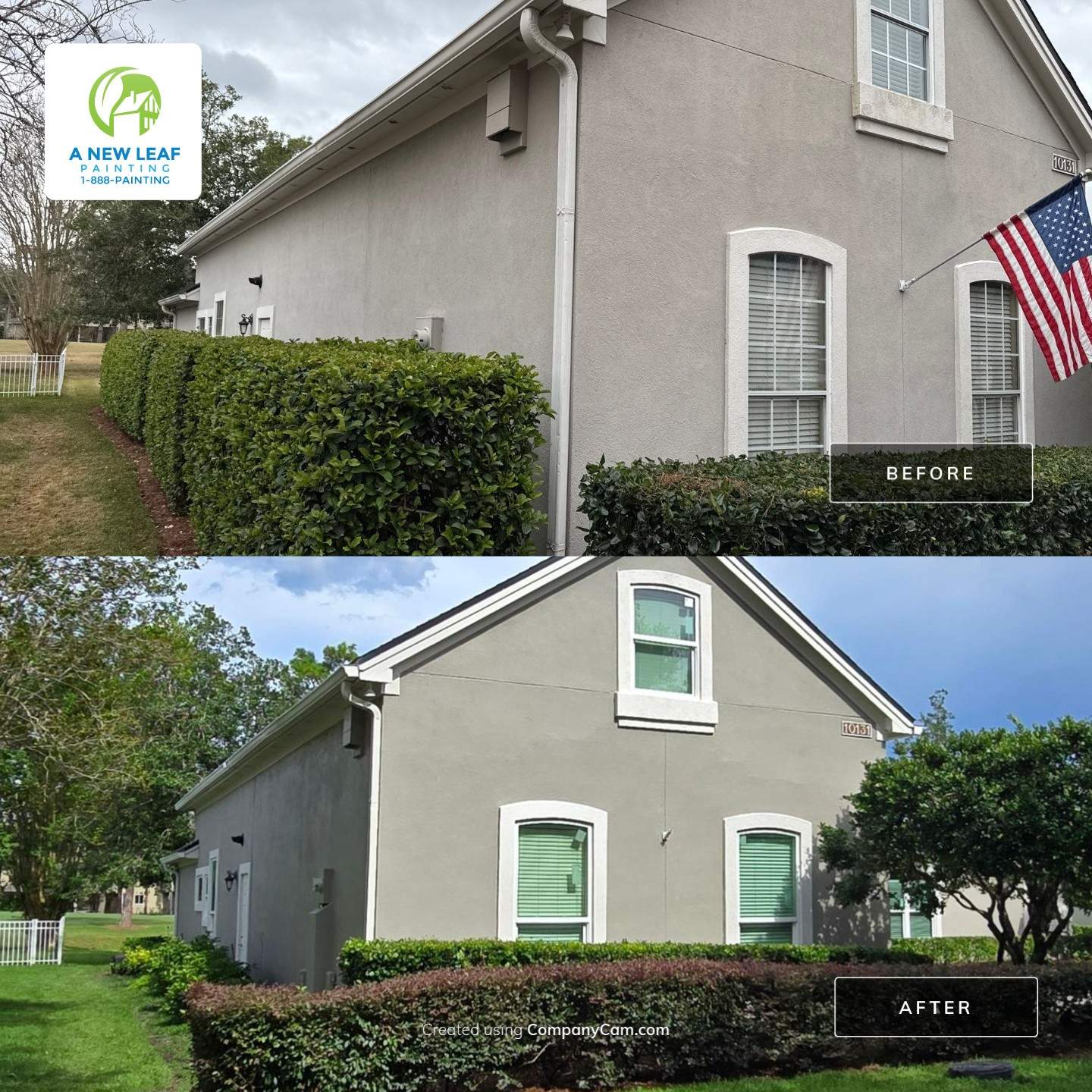 Exterior Stucco Painting in Deercreek Jacksonville, FL 32256 by A New Leaf Painting, LLC