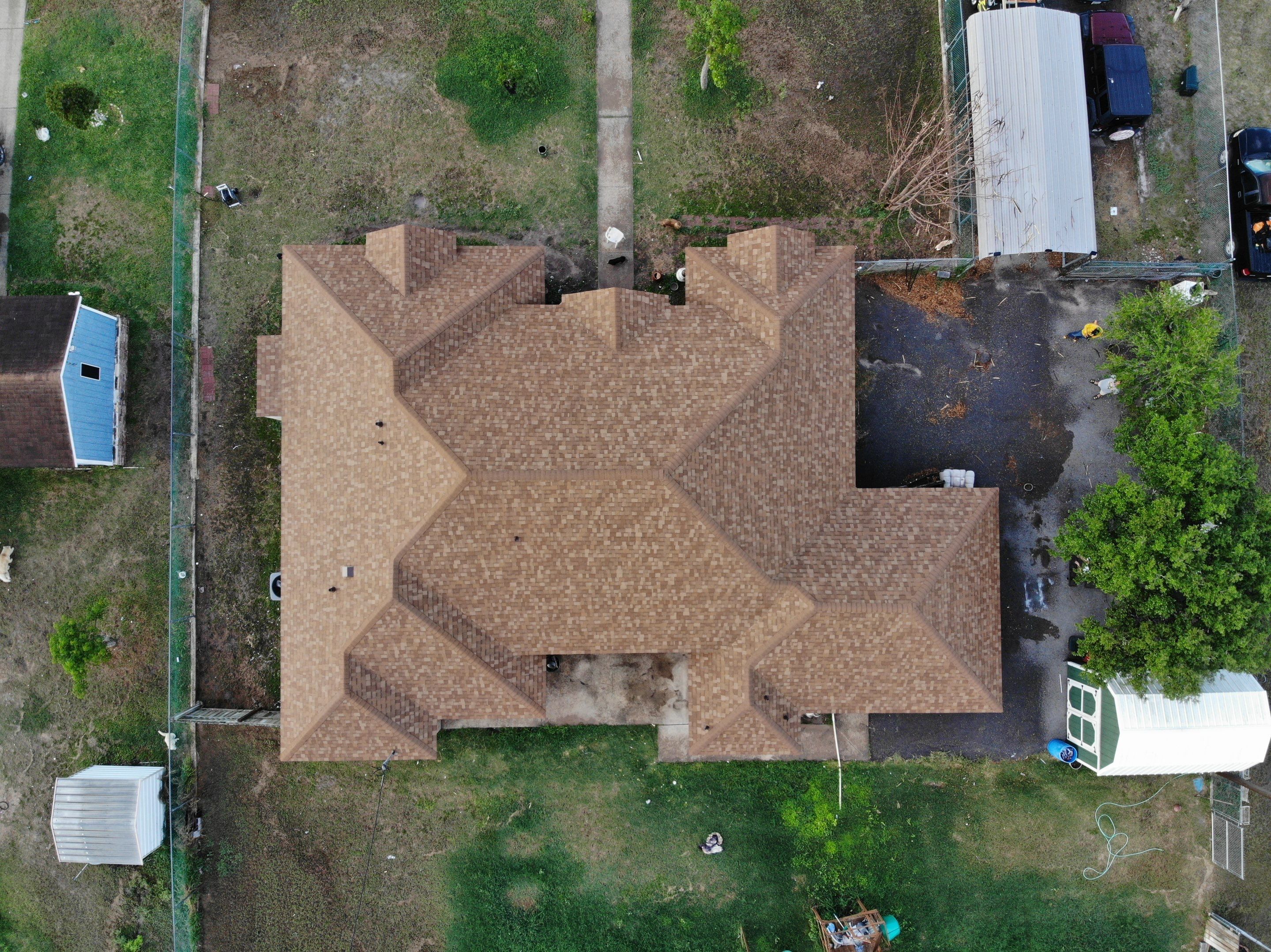 Project in Edinburg by Bison Roofing  
