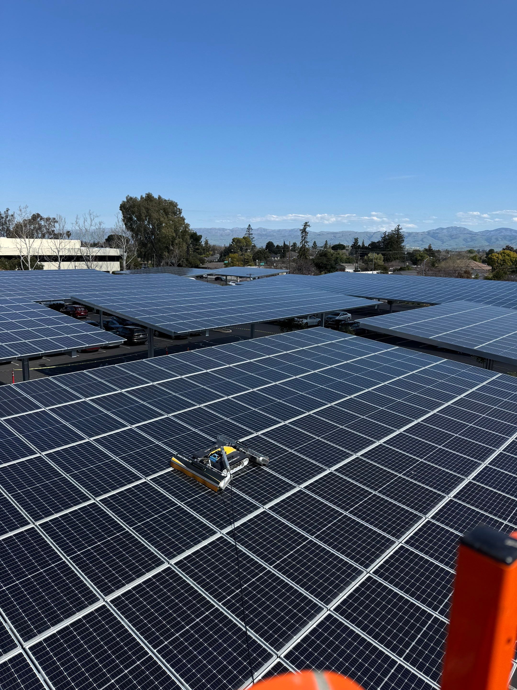 Commercial Solar Panel Cleaning using Deionized Water by All One Solar Shine