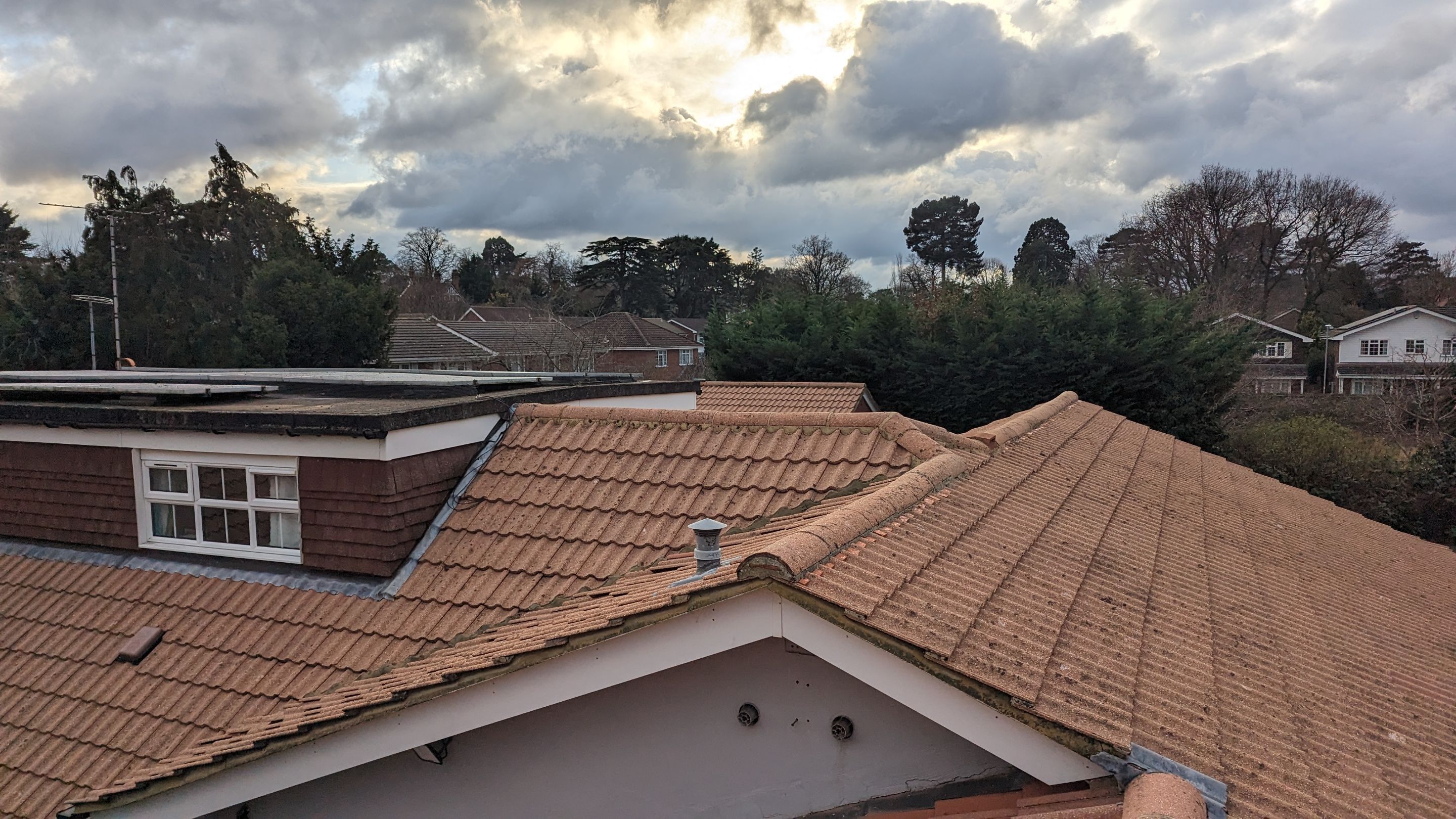 Roof and Driveway Clean using Honda 15lpm Low Pressure Washing Machine by Ges Exterior Cleaning ltd