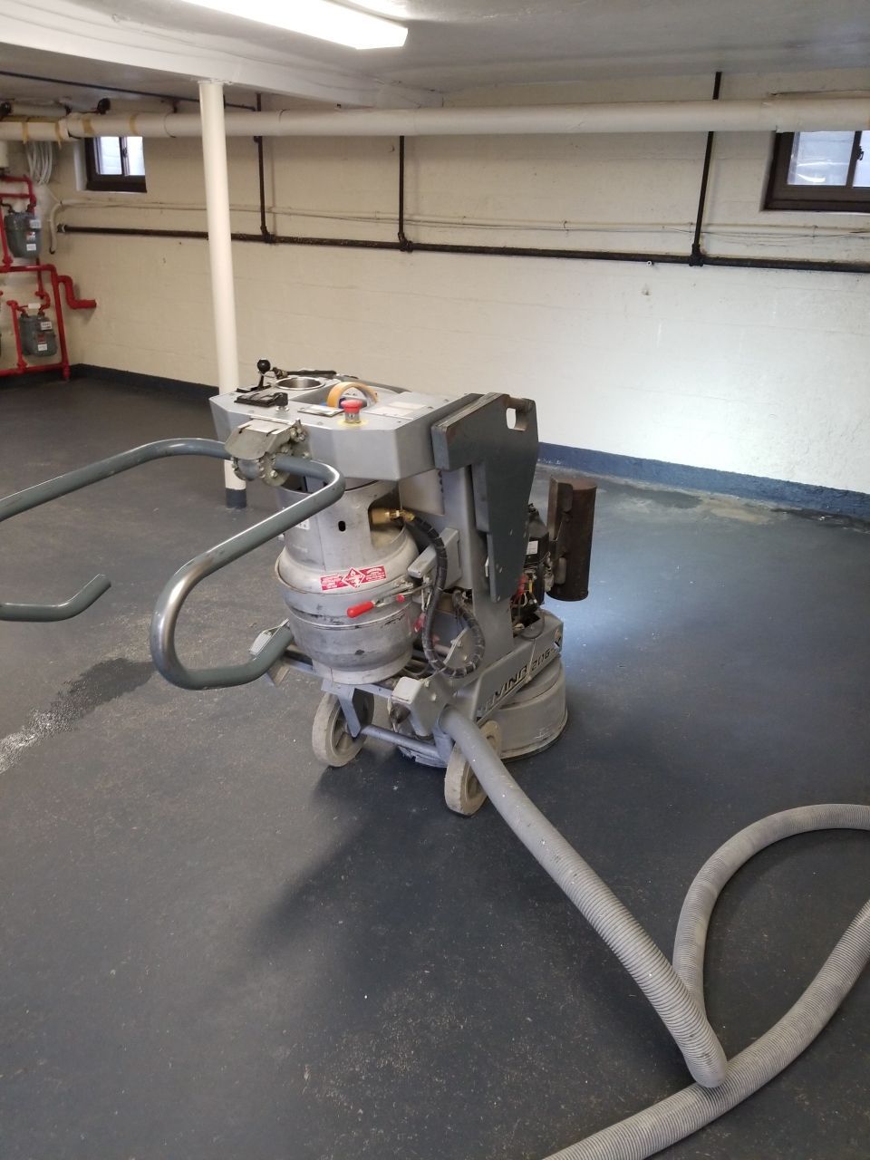 Laundry Room Floor Coating using Penntek- Silver Creek by Spectrum Painting, LLC