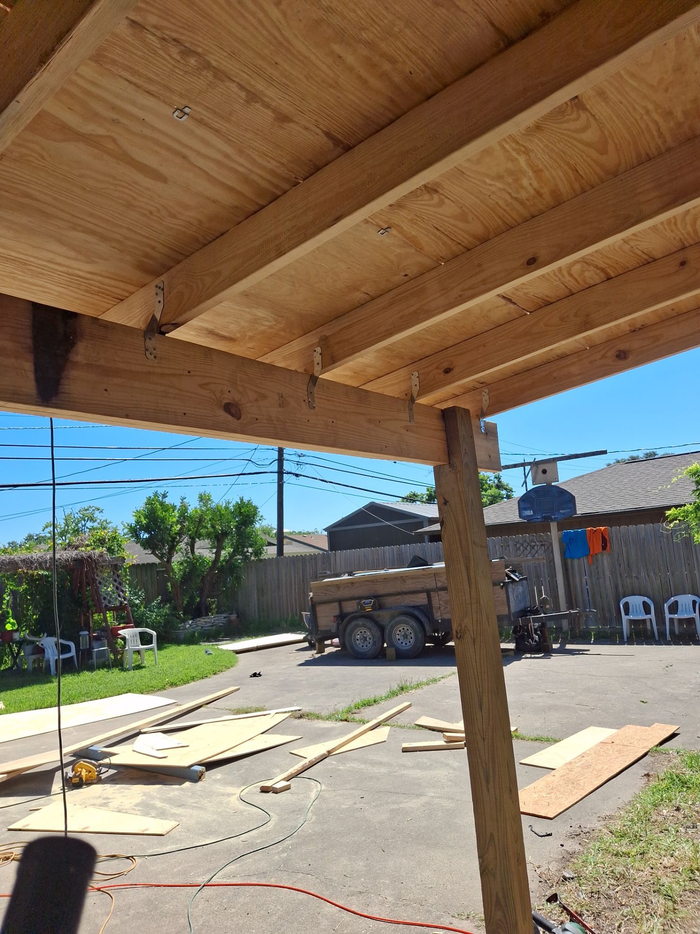Chimneys need a Cricket.  by Bayfront Roofing and Construction