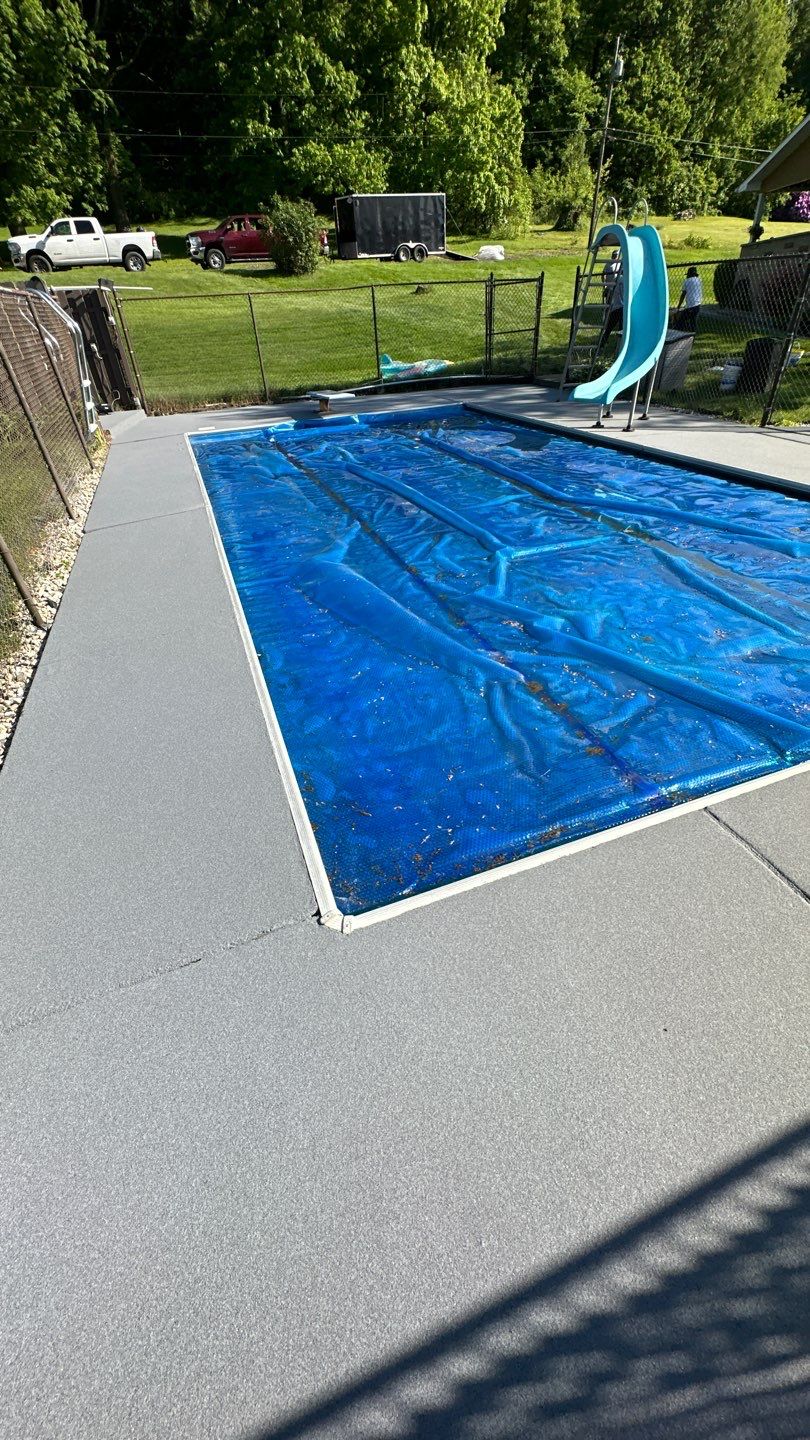 Pool Deck + Steps + Porch Project in JEANNETTE by Floors in a Day, Inc