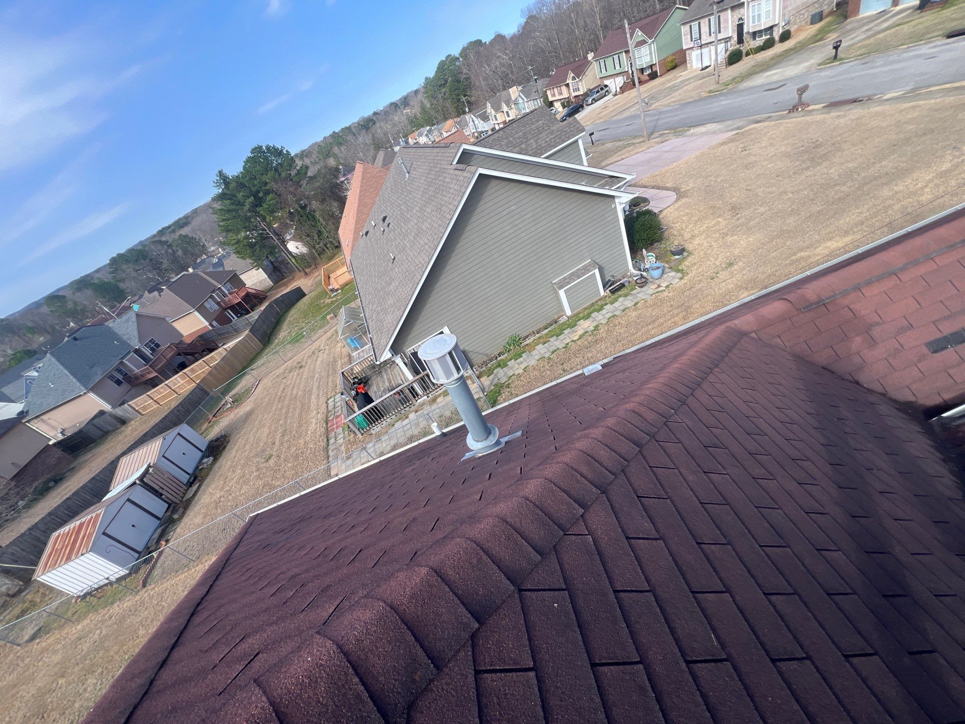Residential Roofing Installation in Birmingham (Charcoal) by The Roofing Dudes