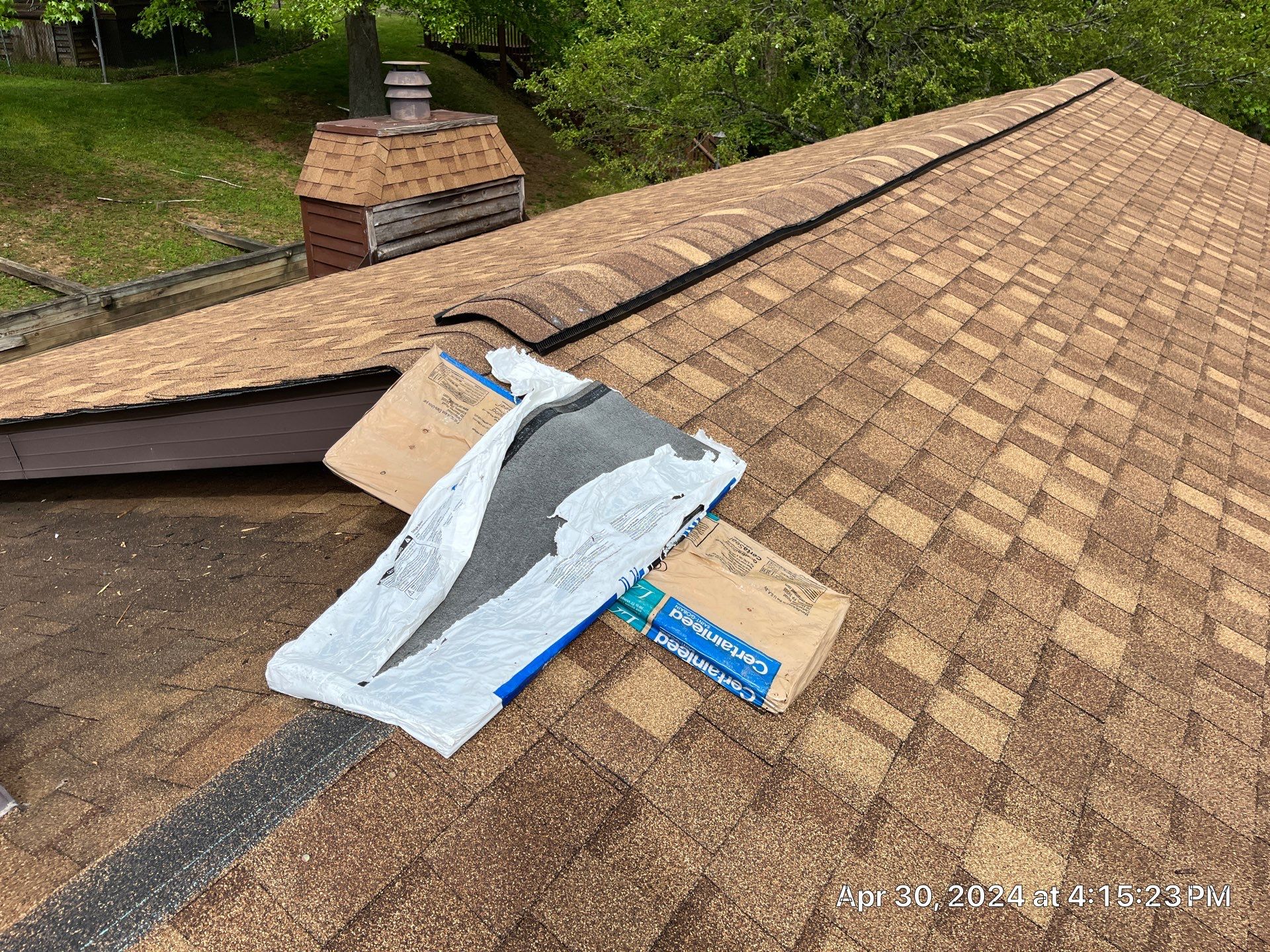 Commercial Roofing Installation using Certainteed Landmark Pro Shingles by Fahey Roofing + Contracting