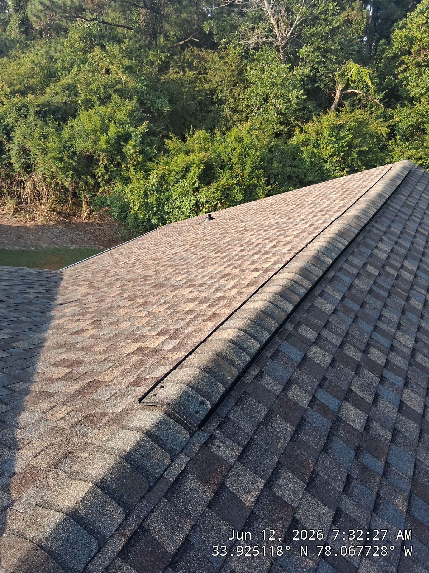Roof Replacement using CertainTeed Landmark Pro Max Def Weathered Wood in Southport, NC by RGR Roofing Company by RGR Construction and Roofing, LLC