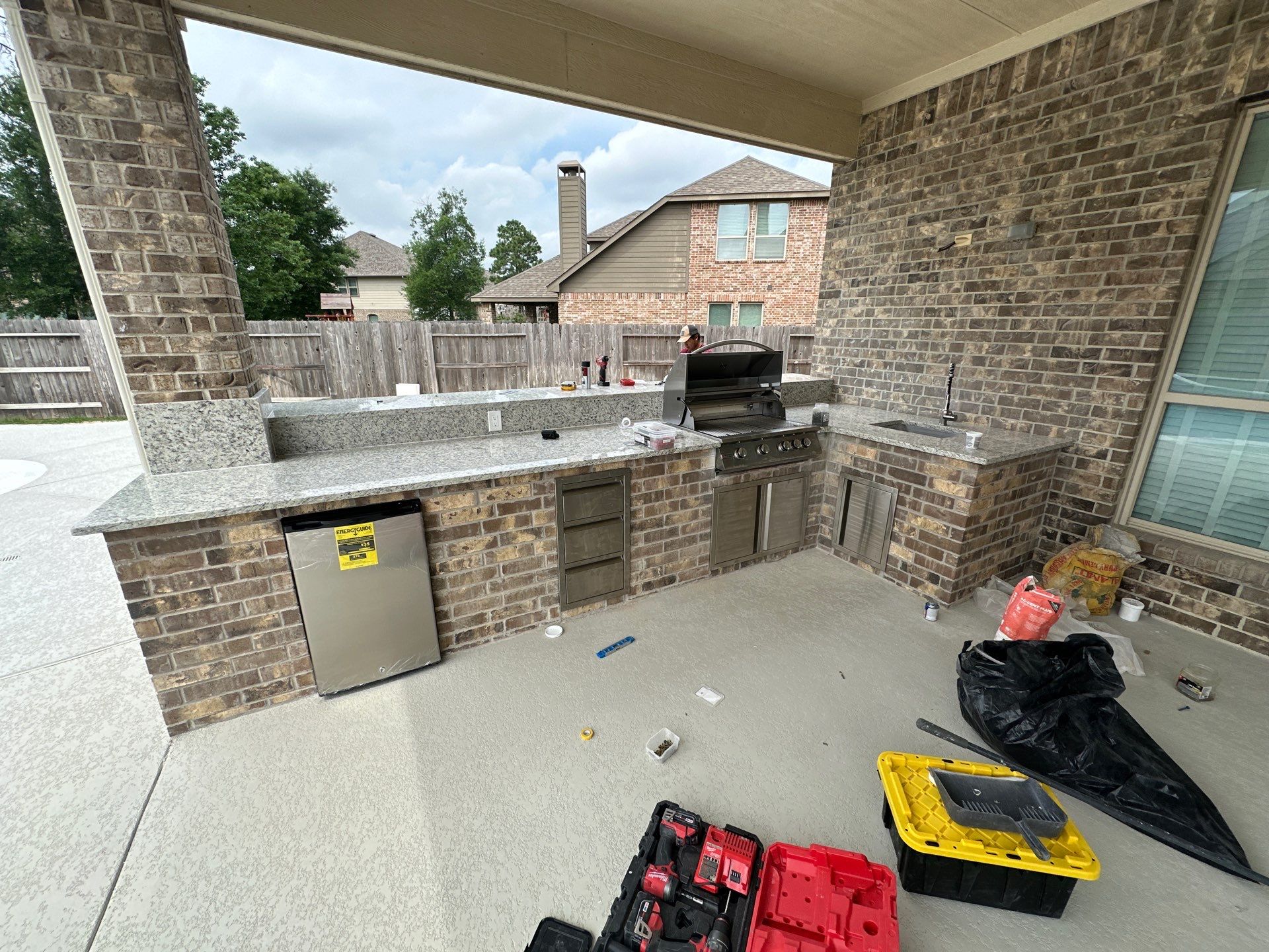 Summer Kitchen in Spring, TX by SophAlx LLC