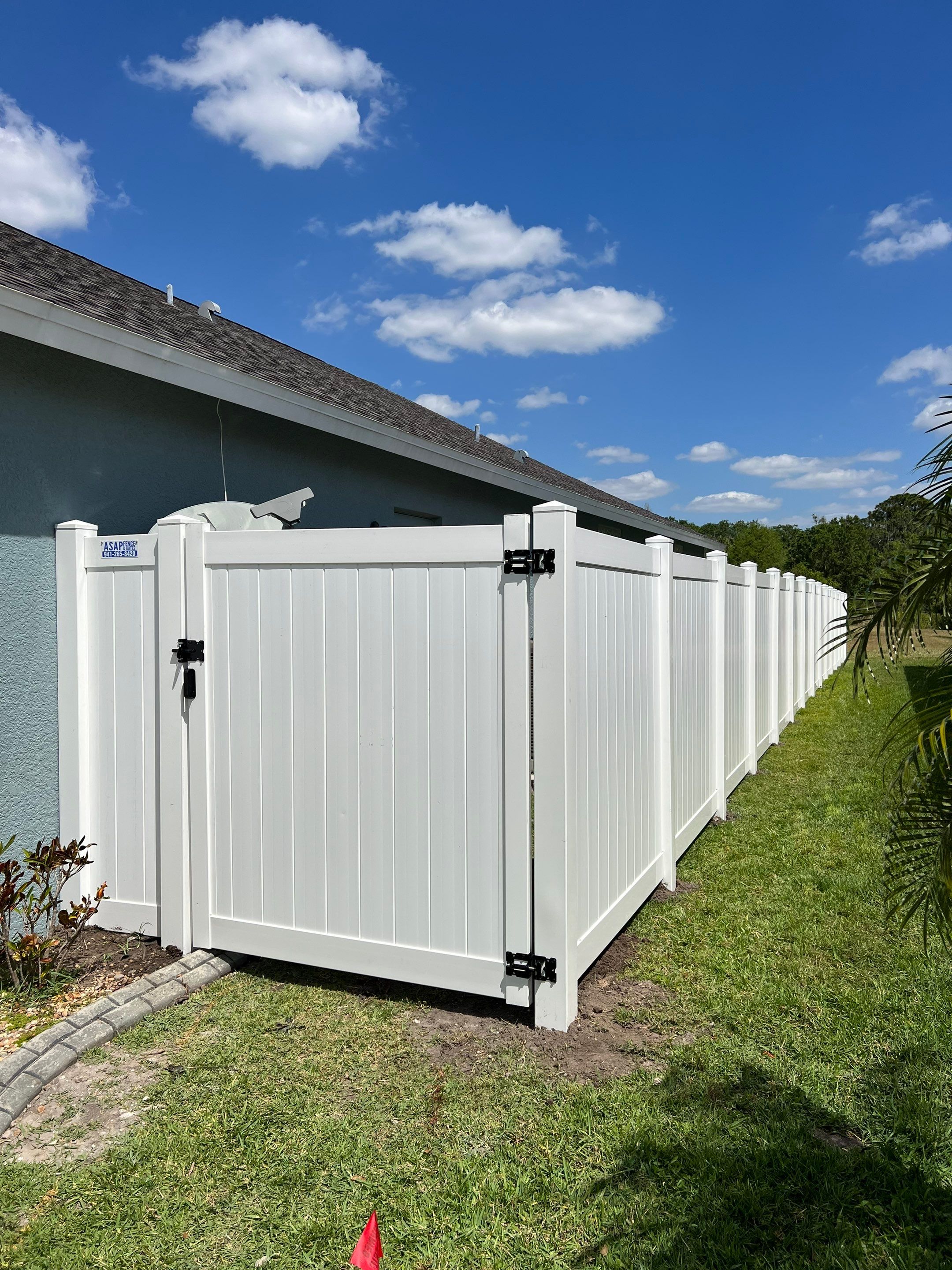 Vinyl Fence Installation using Vinyl Privacy Fence  by Asap fence and gates, LLC