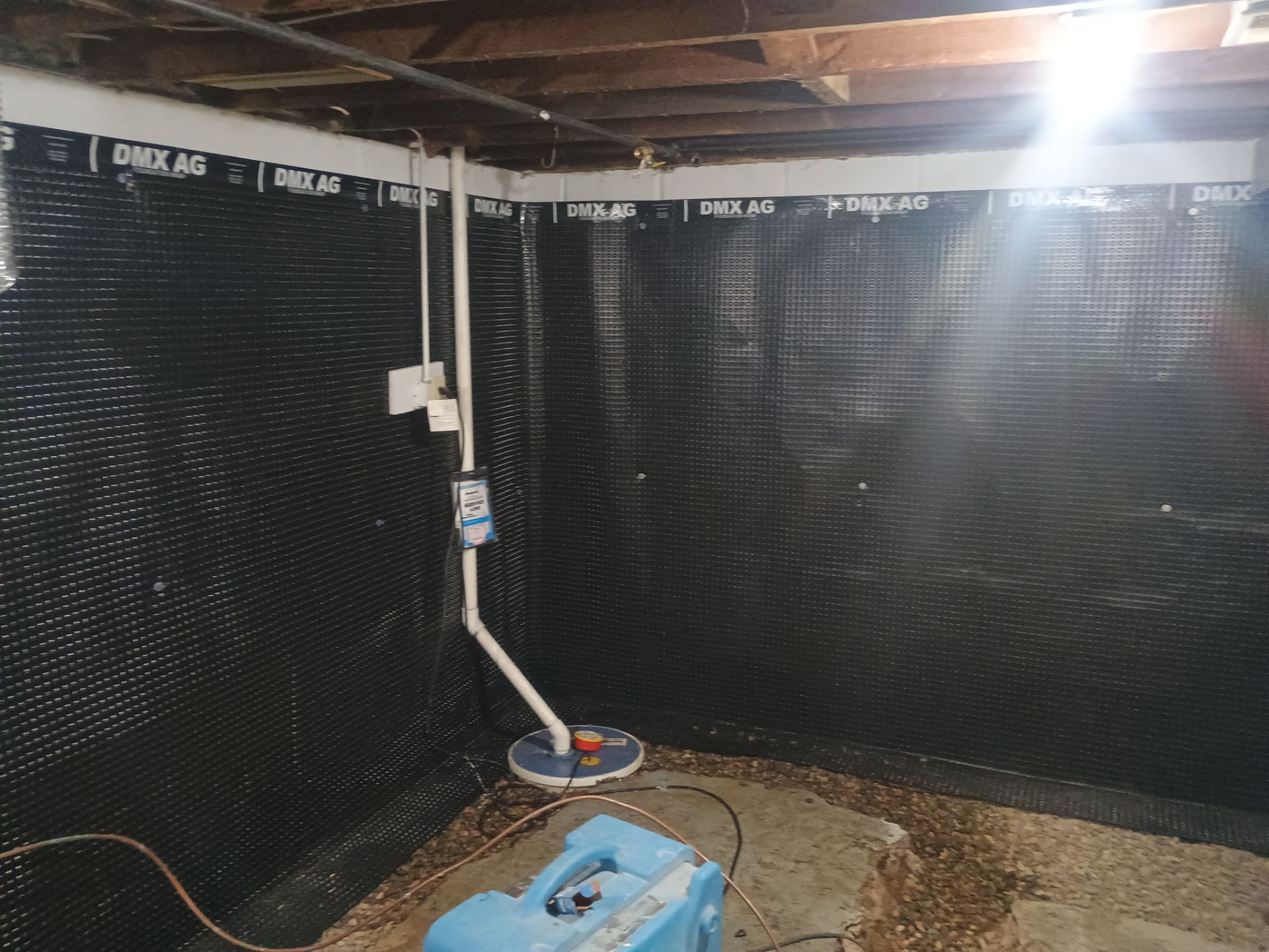 Interior Drain Tile & Yard French Drain in St. Paul, MN by Waterproofing Northeast