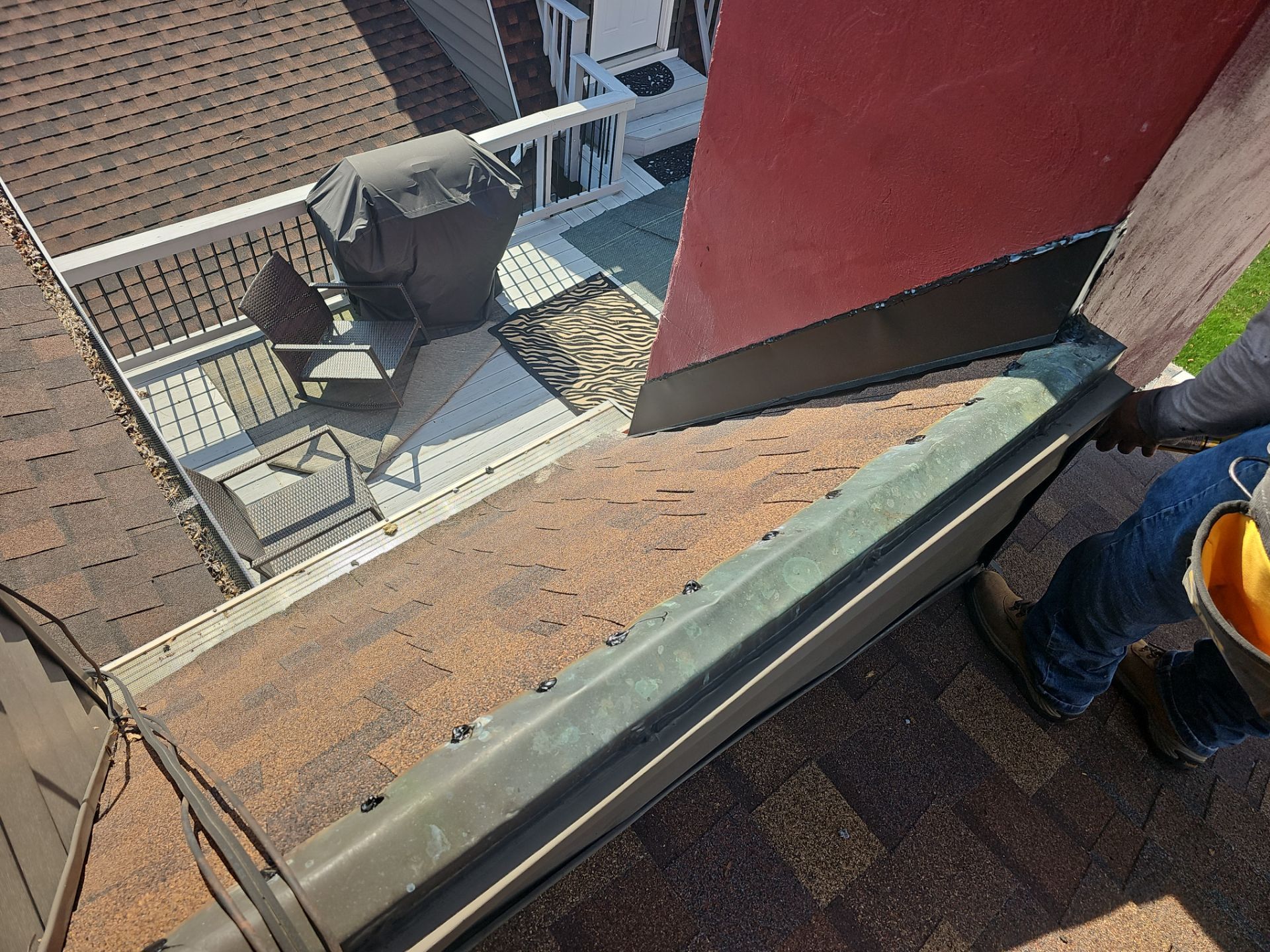 Roof Repair - Vent, Siding, and Chimney Flashing and Partial Roof Replacement by Winchester Roofing