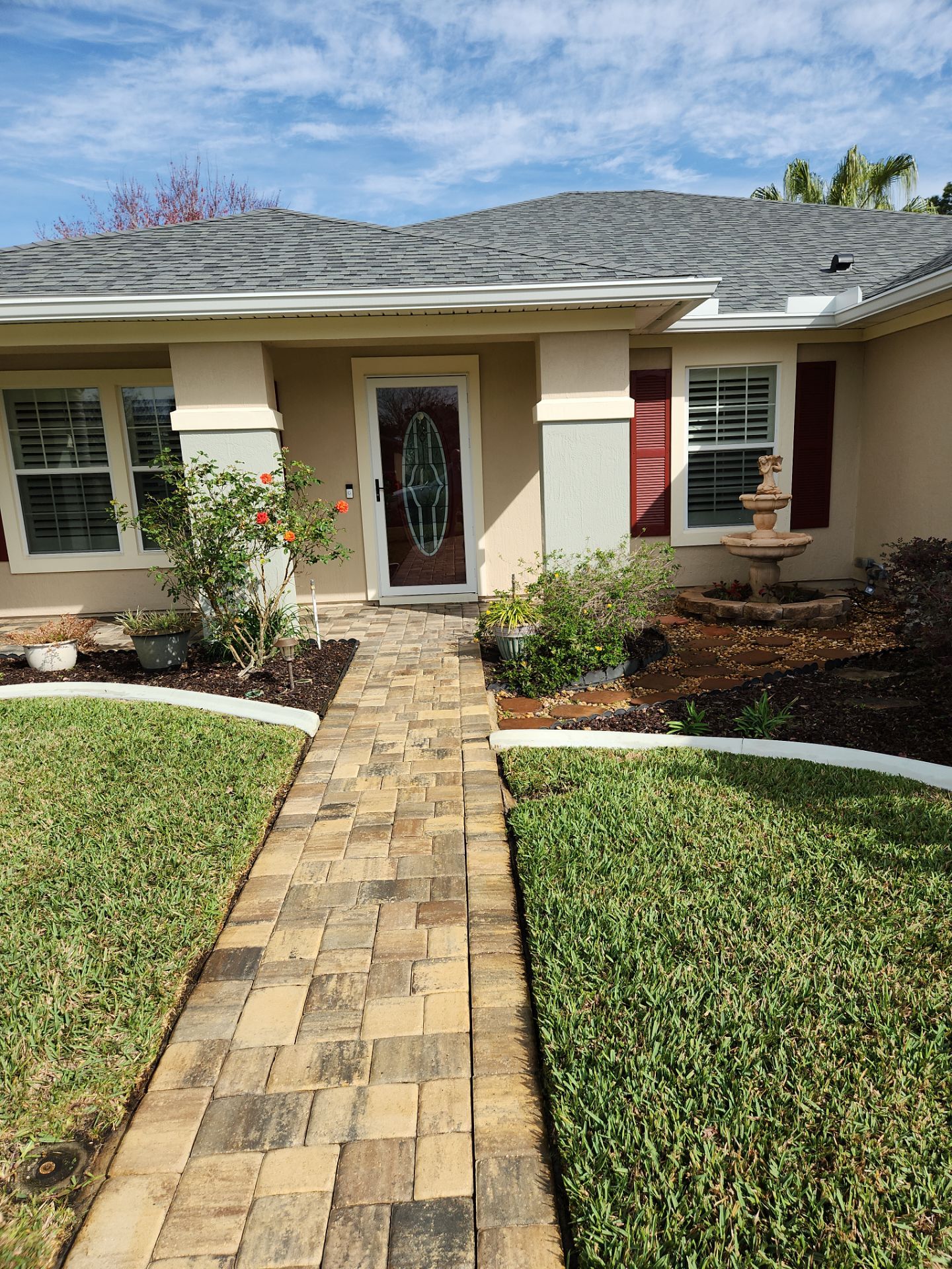 Paver Driveway using Concrete Sealant by DuraSeal