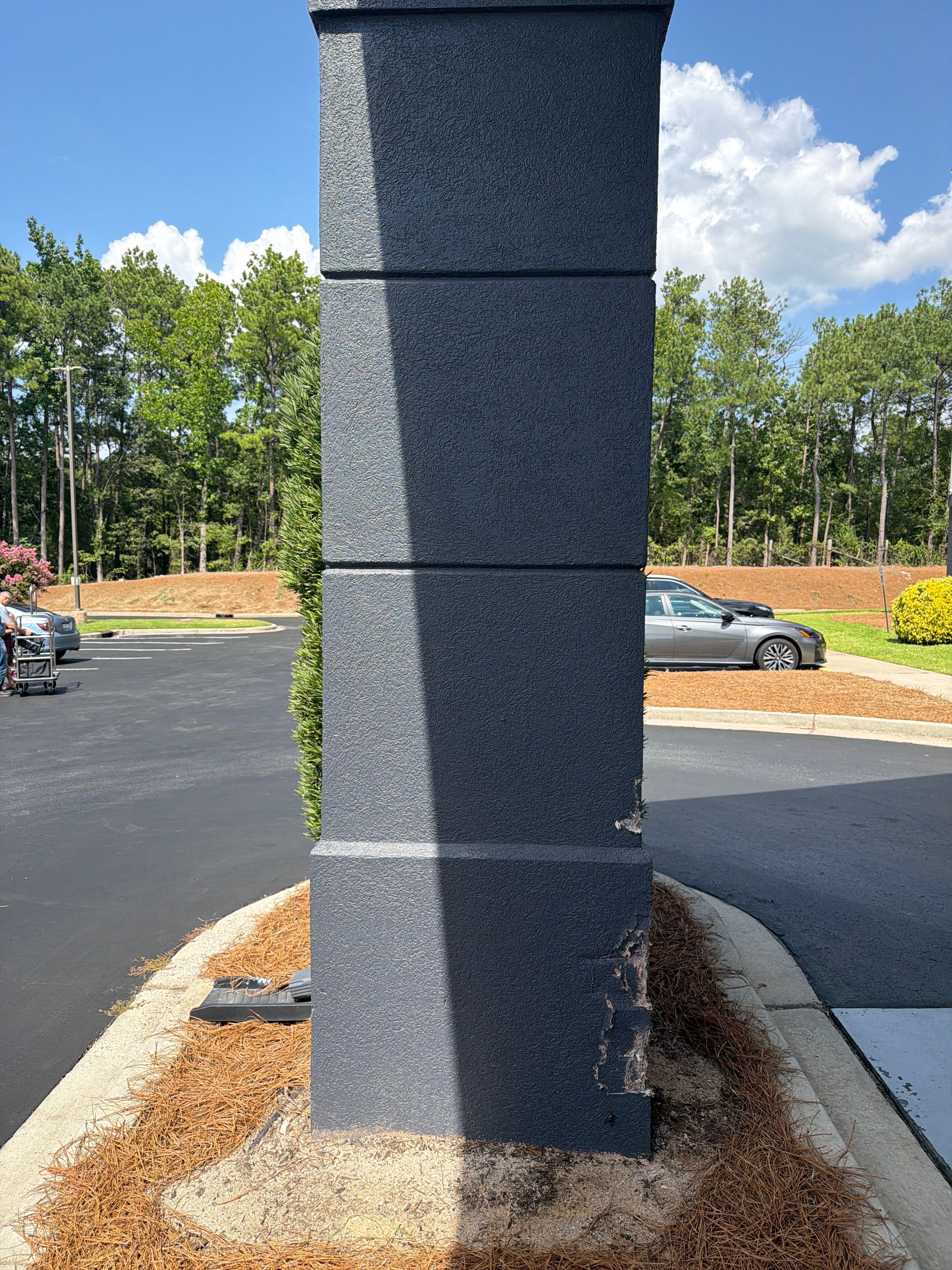 Commercial Stucco Column and Exterior Pillar Repair in Columbia by Exterior Genie, LLC