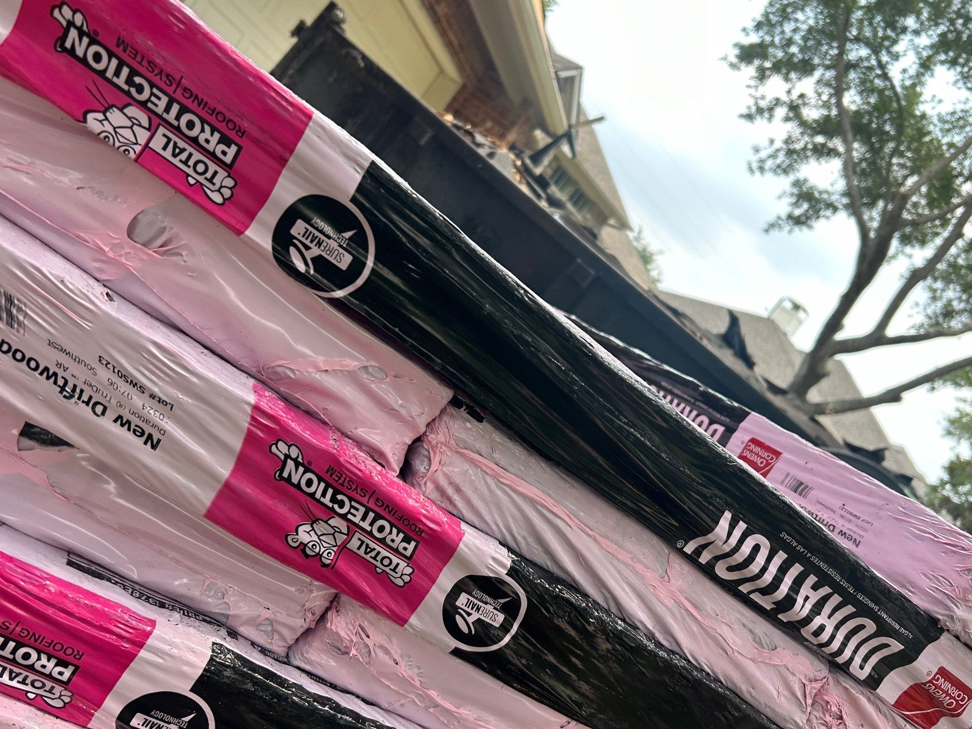 Residential Roofing Installation using Owen's Corning Duration (Lifetime) Shingles by Roof Repair Company