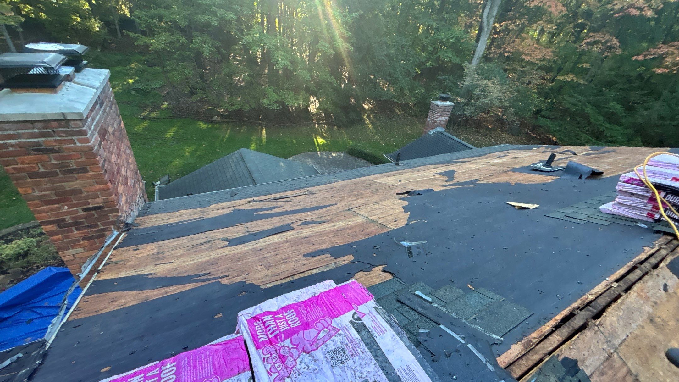 Roof Replacement using Owens Corning Slatestone Gray by 180 Contractors