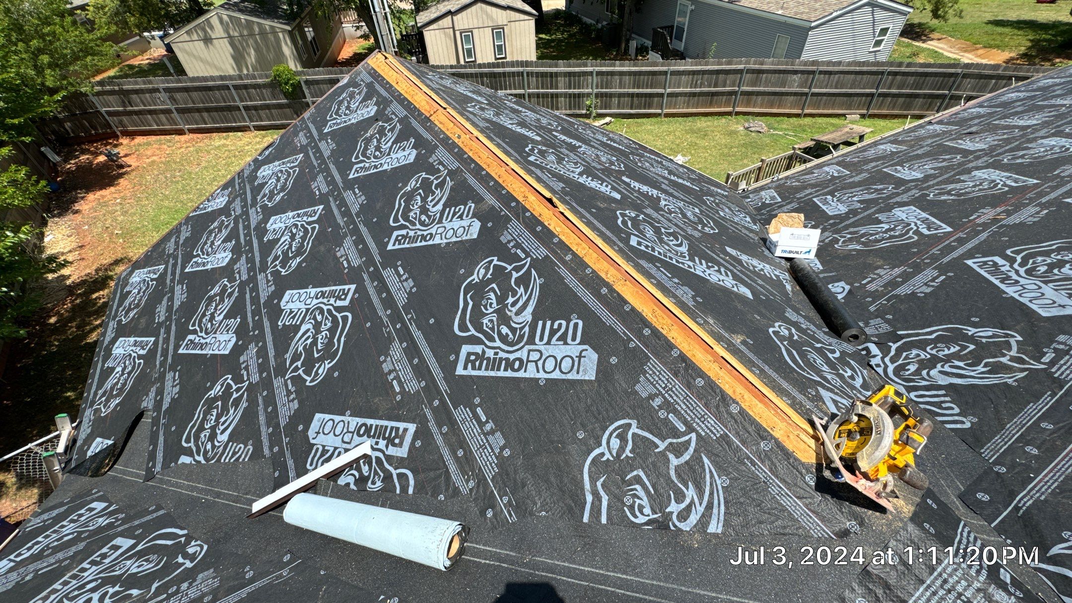 Roof Installation using Certainteed Landmark by Castillo Roofing