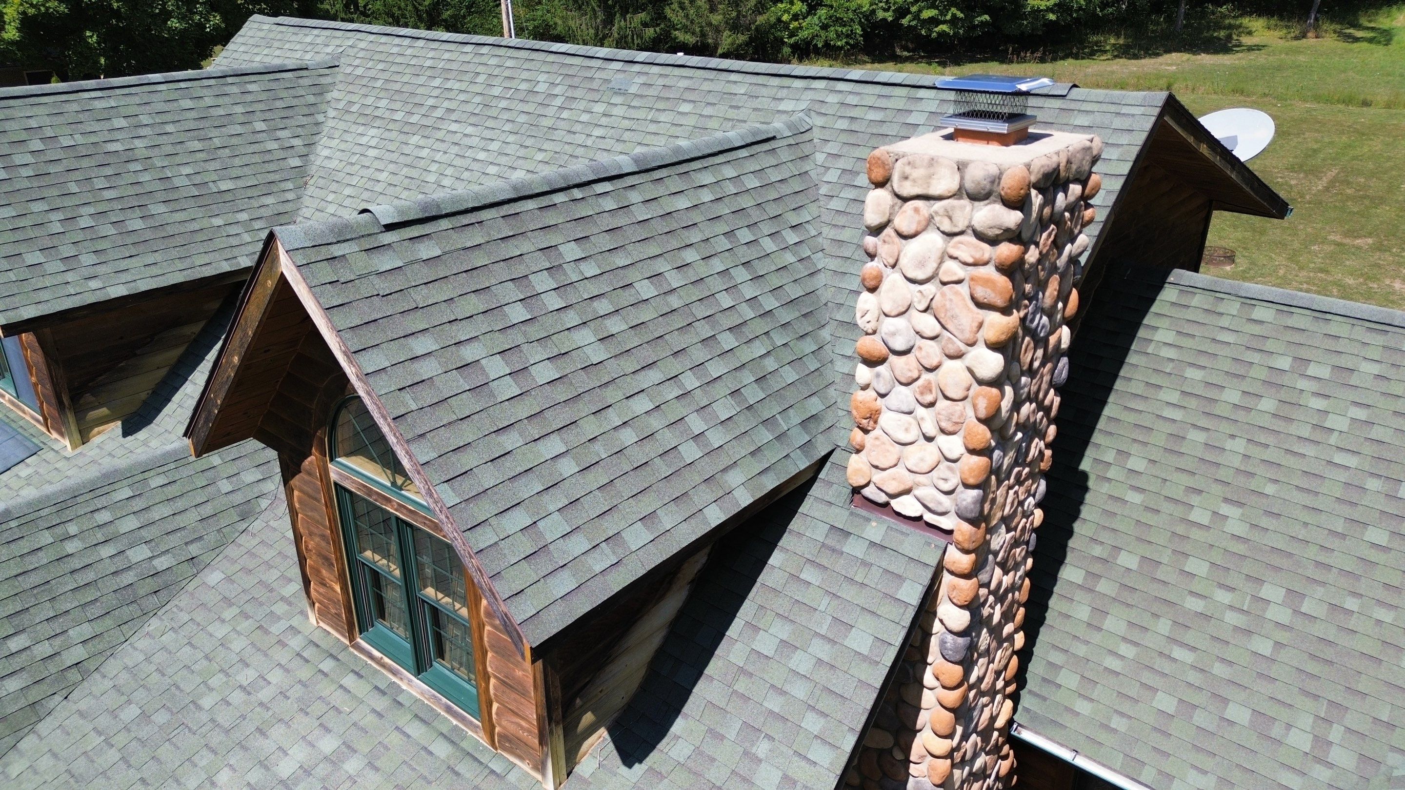 Residential Roofing Installation using Timberline HDZ Shingles - Williamsburg Slate by RoofX 