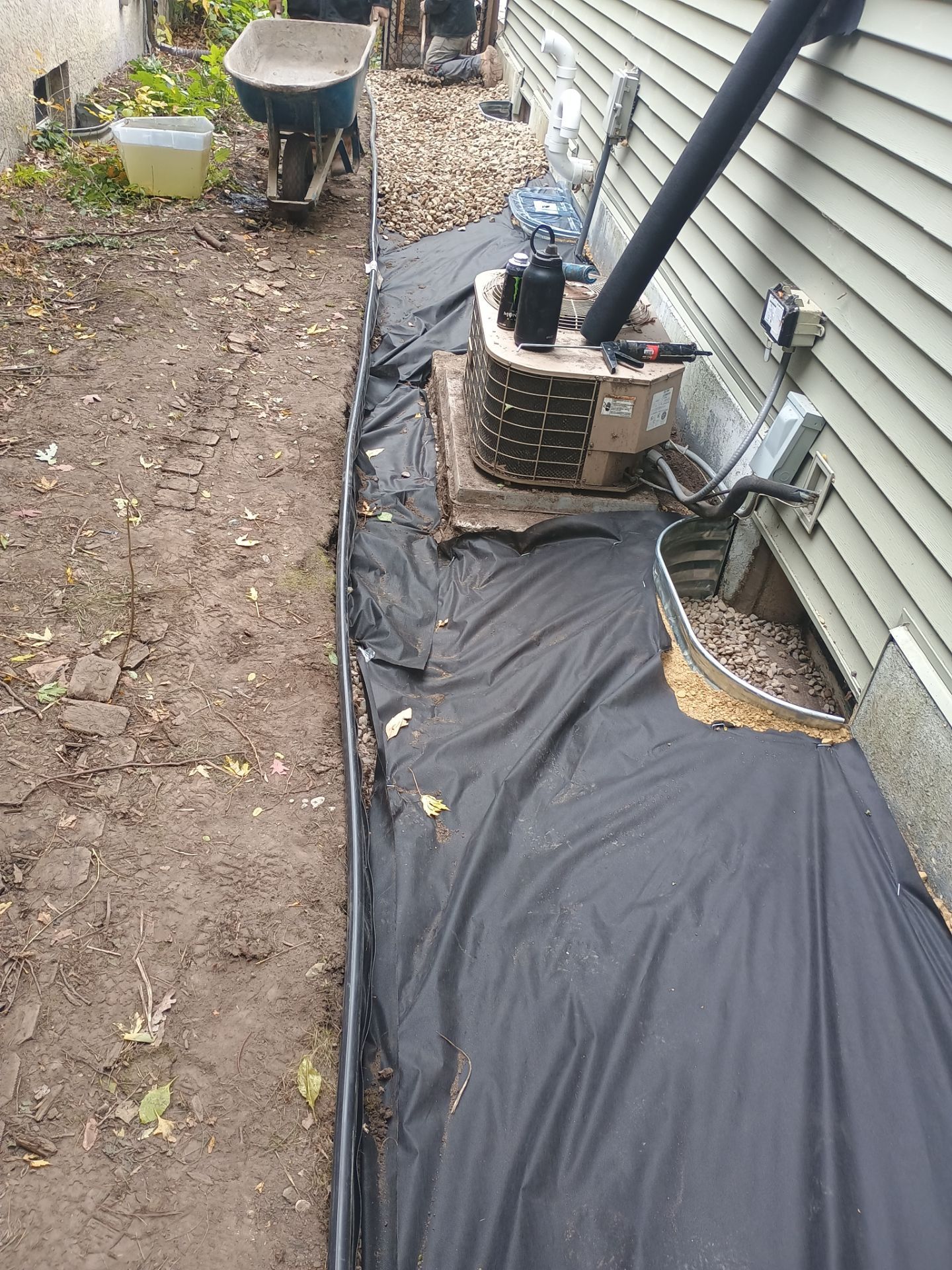 A French Drain for Maya by Waterproofing Northeast