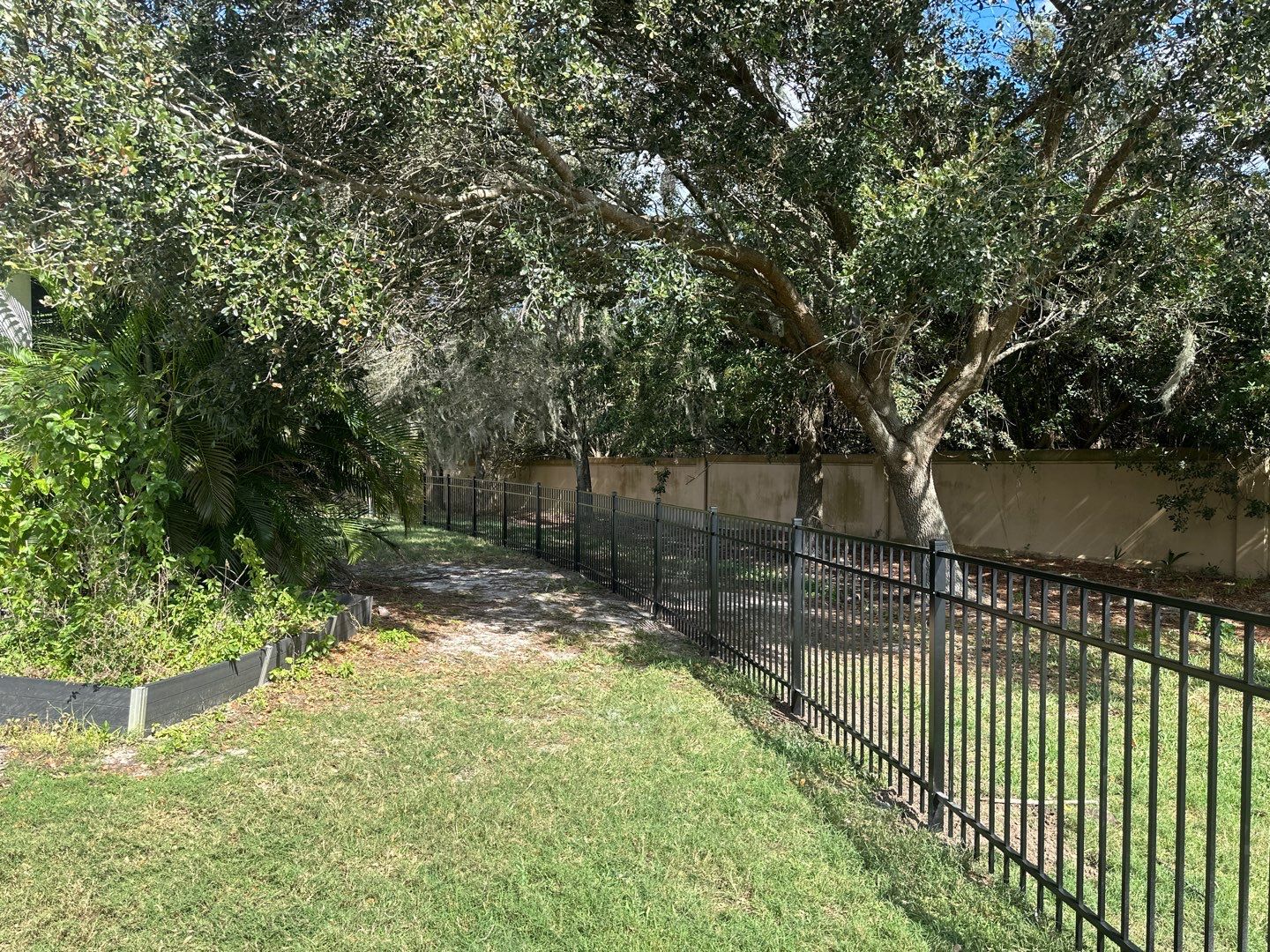 Aluminum Fence Installation using Black 3 Rail Aluminum Fence by Asap fence and gates, LLC