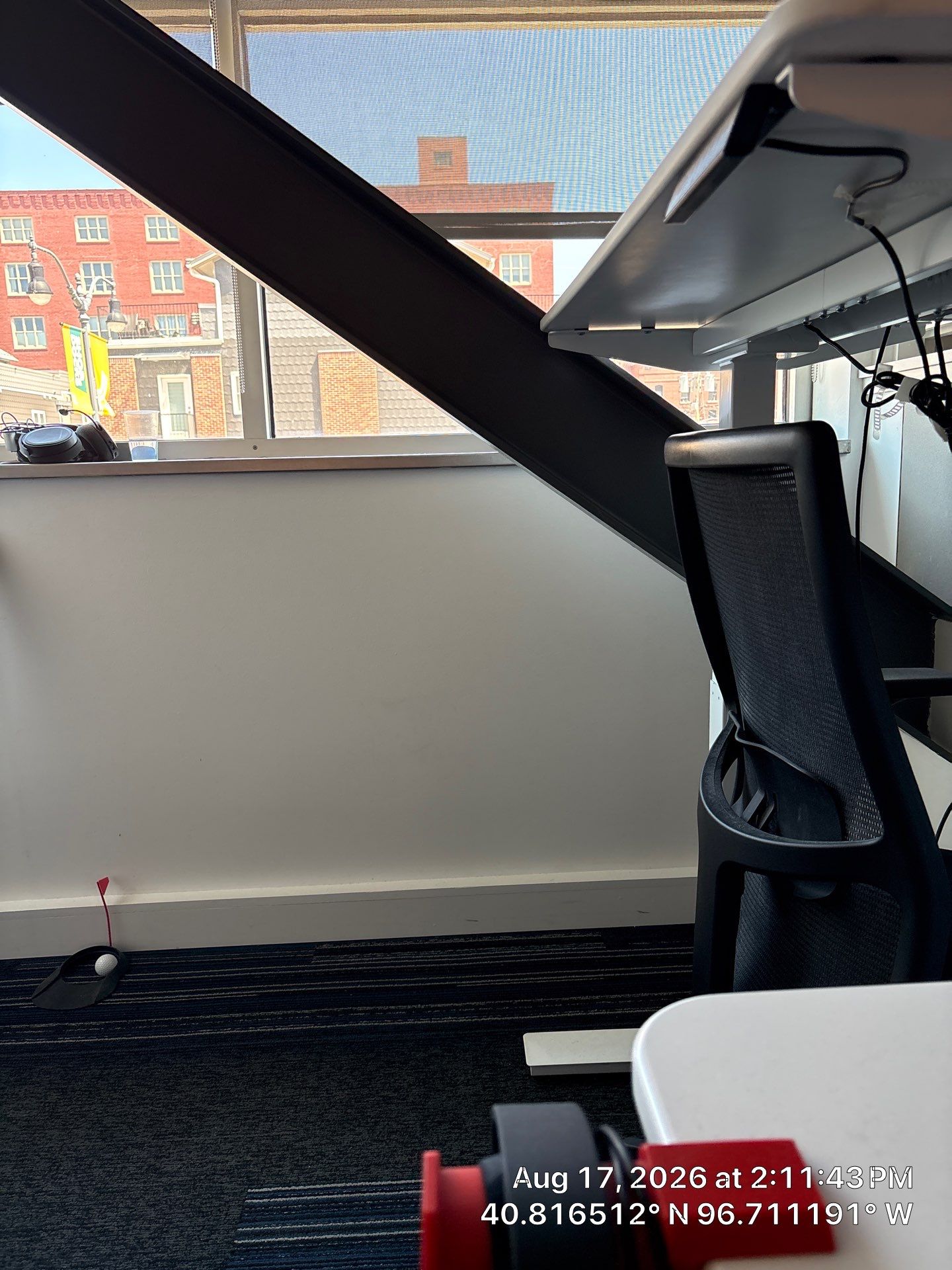 Modern Lincoln Office Remodel with Integrated Cable Management by CompanyCam Sales Demo