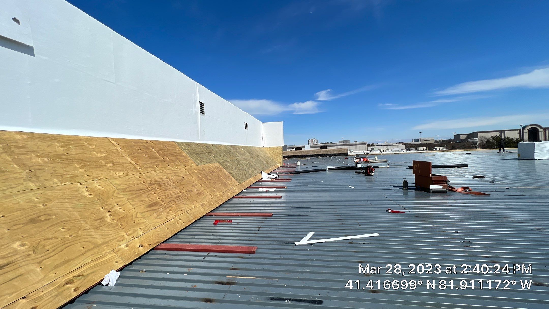 North Olmsted Ohio TPO Roof Install by Gold Star Roofing LLC 