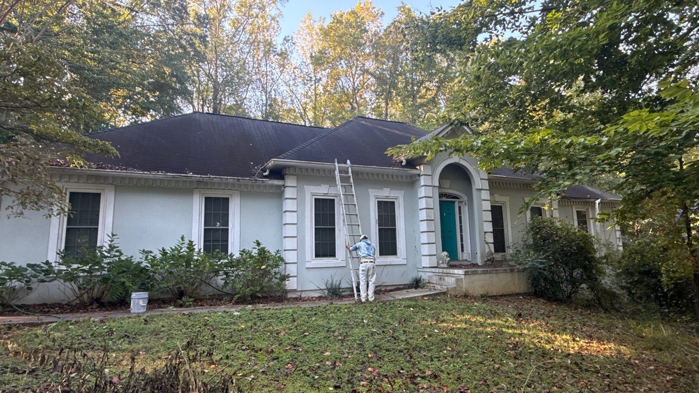 Exterior Residential Painting and Deck Refinishing in Canton, Georgia