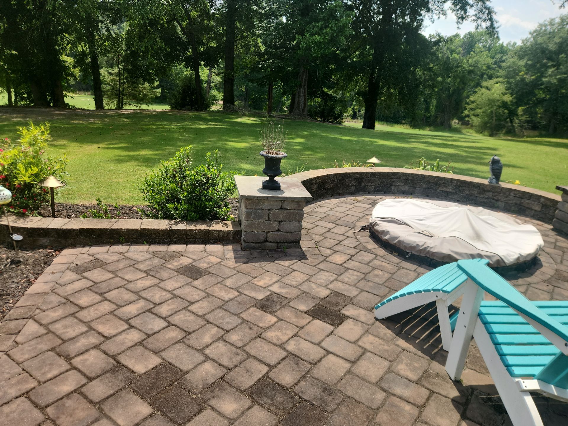 Paver Patio using Concrete Sealant by DuraSeal